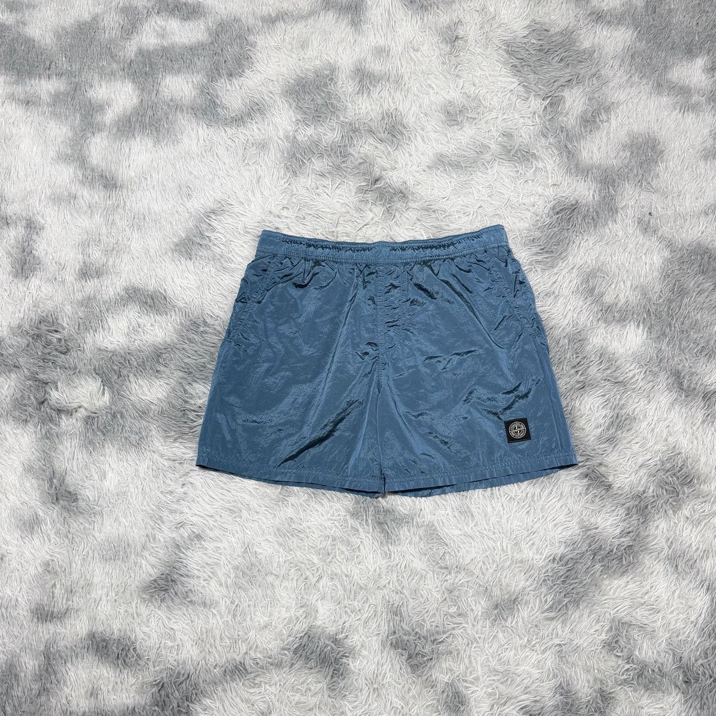 Stone Island Stone Island Metal Nylon Blue Shorts Size US 28 / EU 44 - 1 Thumbnail