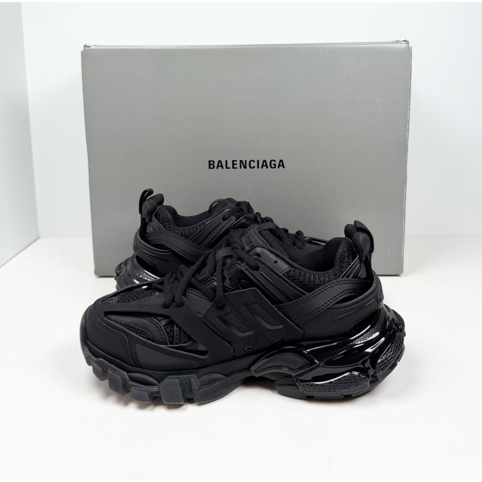 Balenciaga Size 34EU/4W - Balenciaga Track Clear Sole NEW Size US 4 / IT 34 - 6 Thumbnail