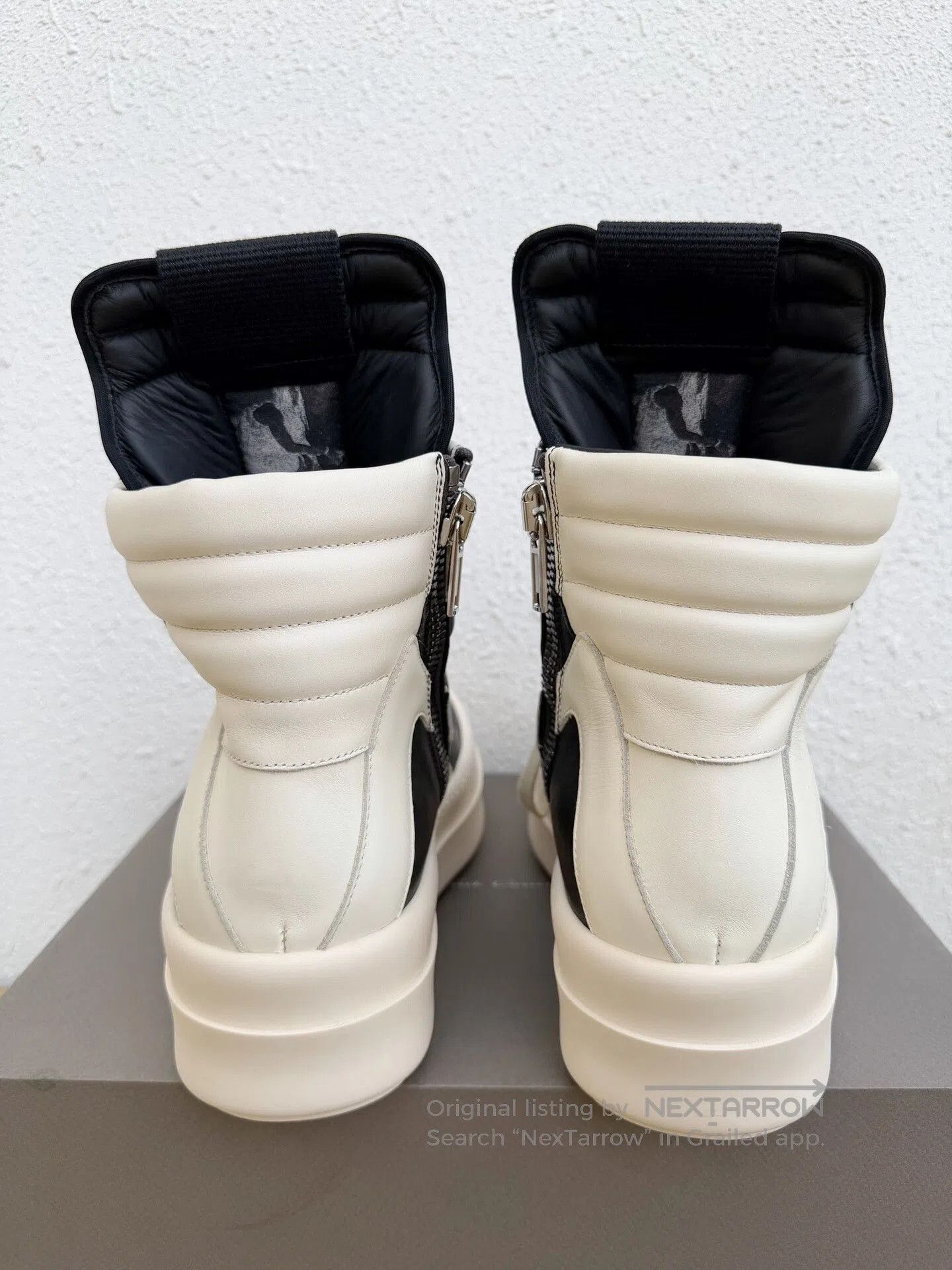 Rick Owens Rick Owens Women's Platform High-Top Black White. Size US 7 / IT 37 - 6 Thumbnail