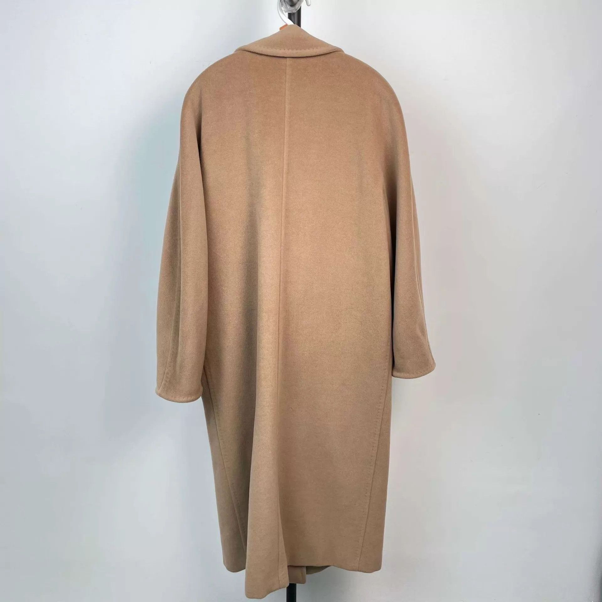 Max Mara MaxMara 101801 Wool Overcoat Oatmeal 32 New with Tags Size XS / US 0-2 / IT 36-38 - 2 Thumbnail