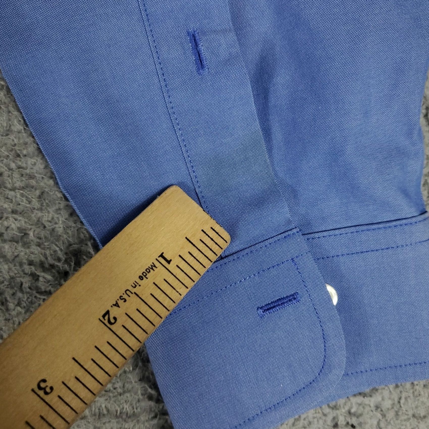 Brooks Brothers Brooks Brothers Dress Shirt Mens 16.5 Blue Regent Button Up Long Sleeve Size 46R - 3 Thumbnail
