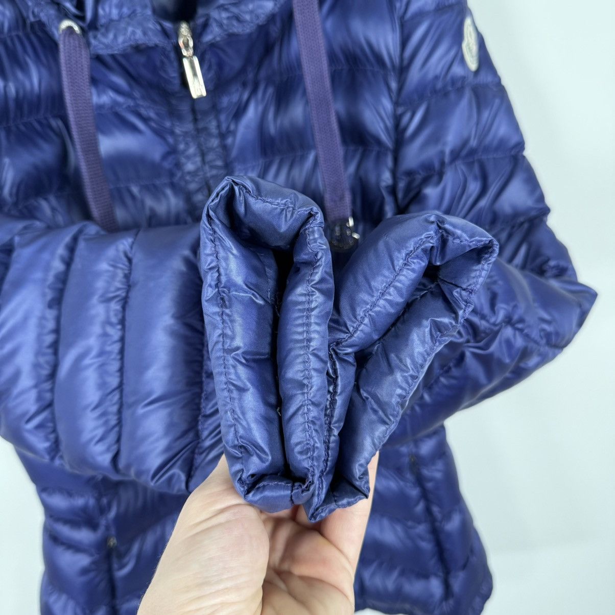 Moncler Moncler Mayotte Women’s Down Puffer Jacket Size 3 (M) Blue Size M / US 6-8 / IT 42-44 - 5 Thumbnail