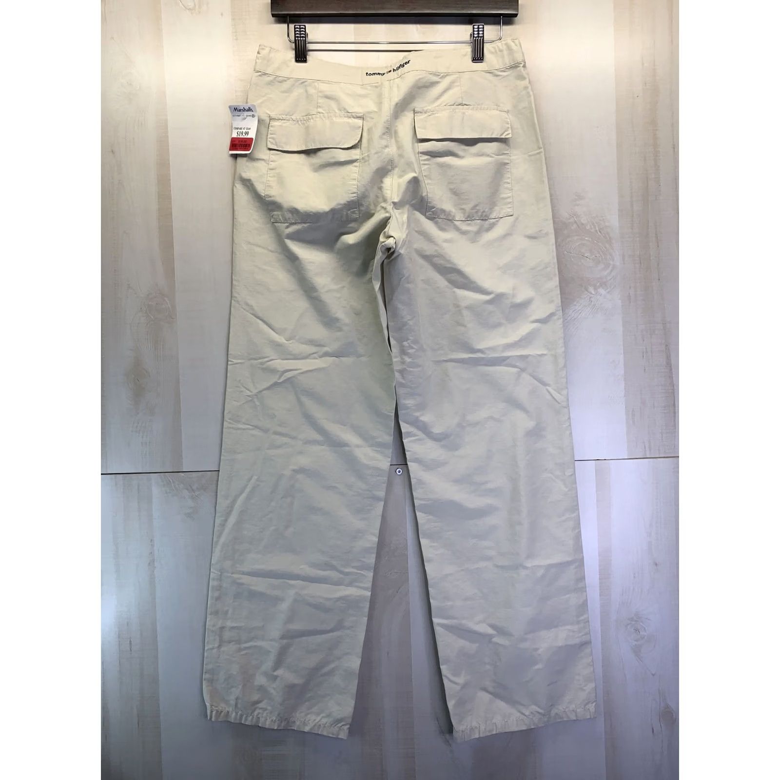 Tommy Hilfiger Tommy Hilfiger Women’s SZ 6 Lightweight Straight Leg Hiking Pants NWT Beige Nylon Cotton Size 28" / US 6 / IT 42 - 7 Thumbnail