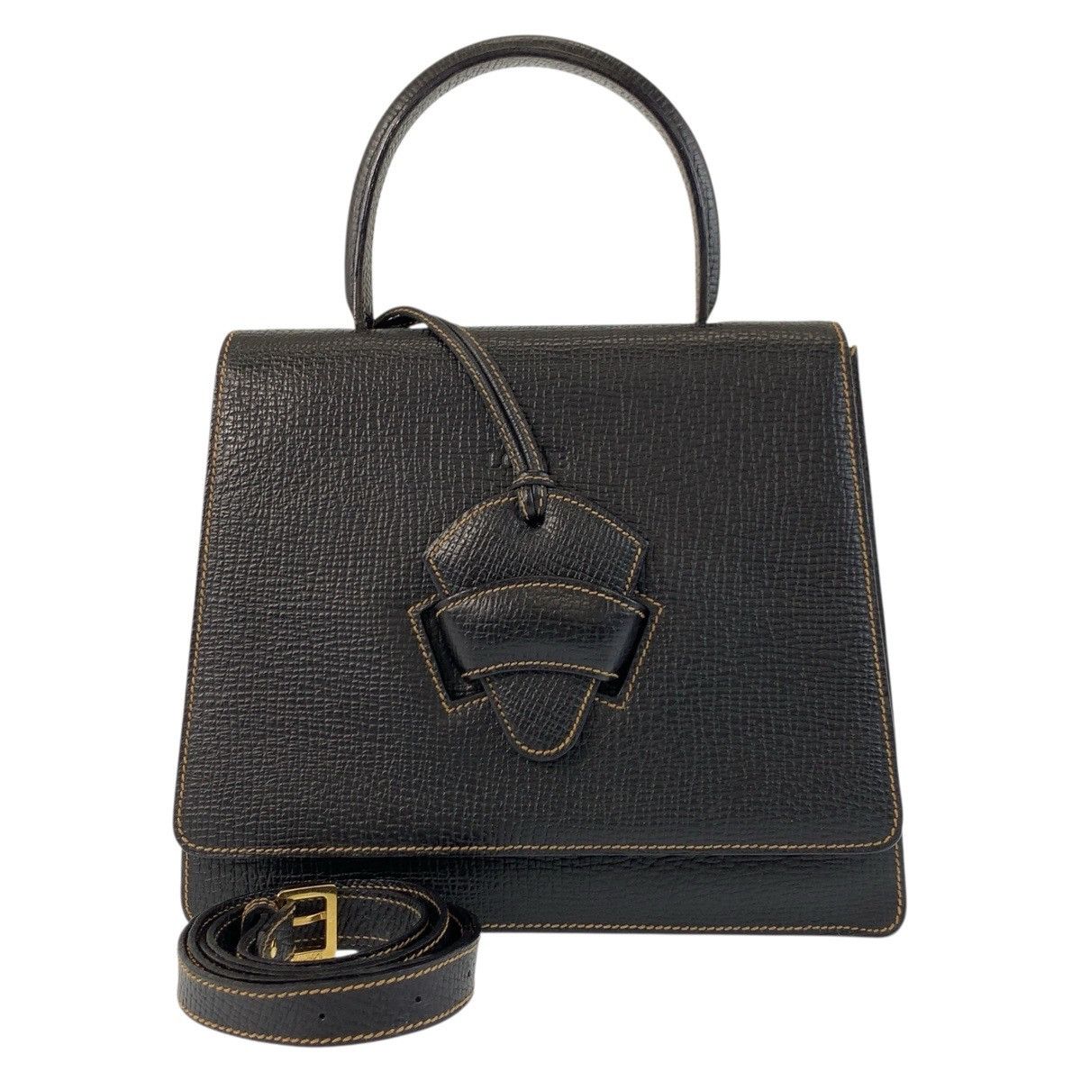 Loewe Loewe Loewe Barcelona Leather 2way Bag Leather Shoulder Bag Size ONE SIZE - 1 Thumbnail