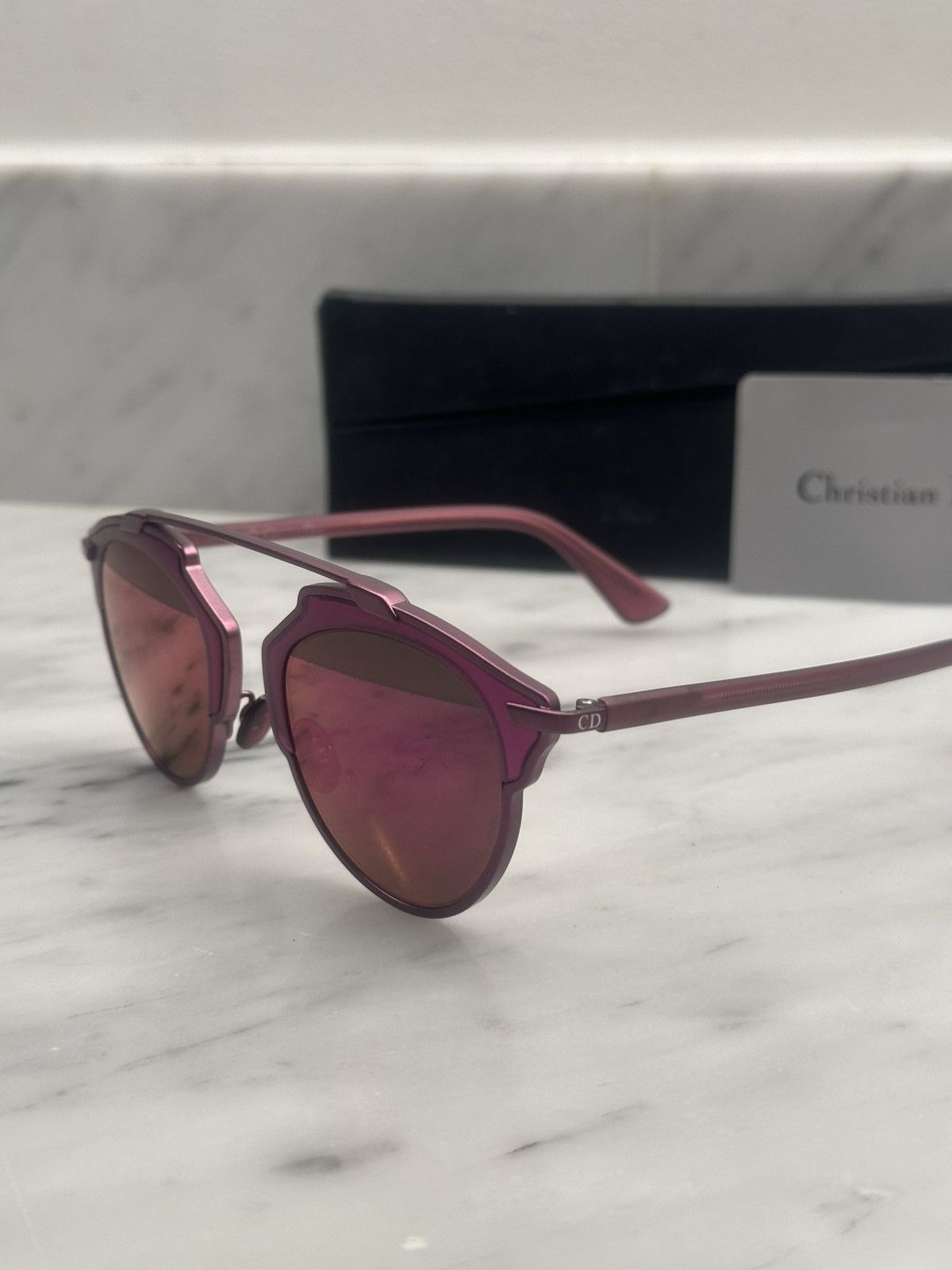 Dior Dior So Real ✨ Sunglasses pink shields Size ONE SIZE - 2 Thumbnail