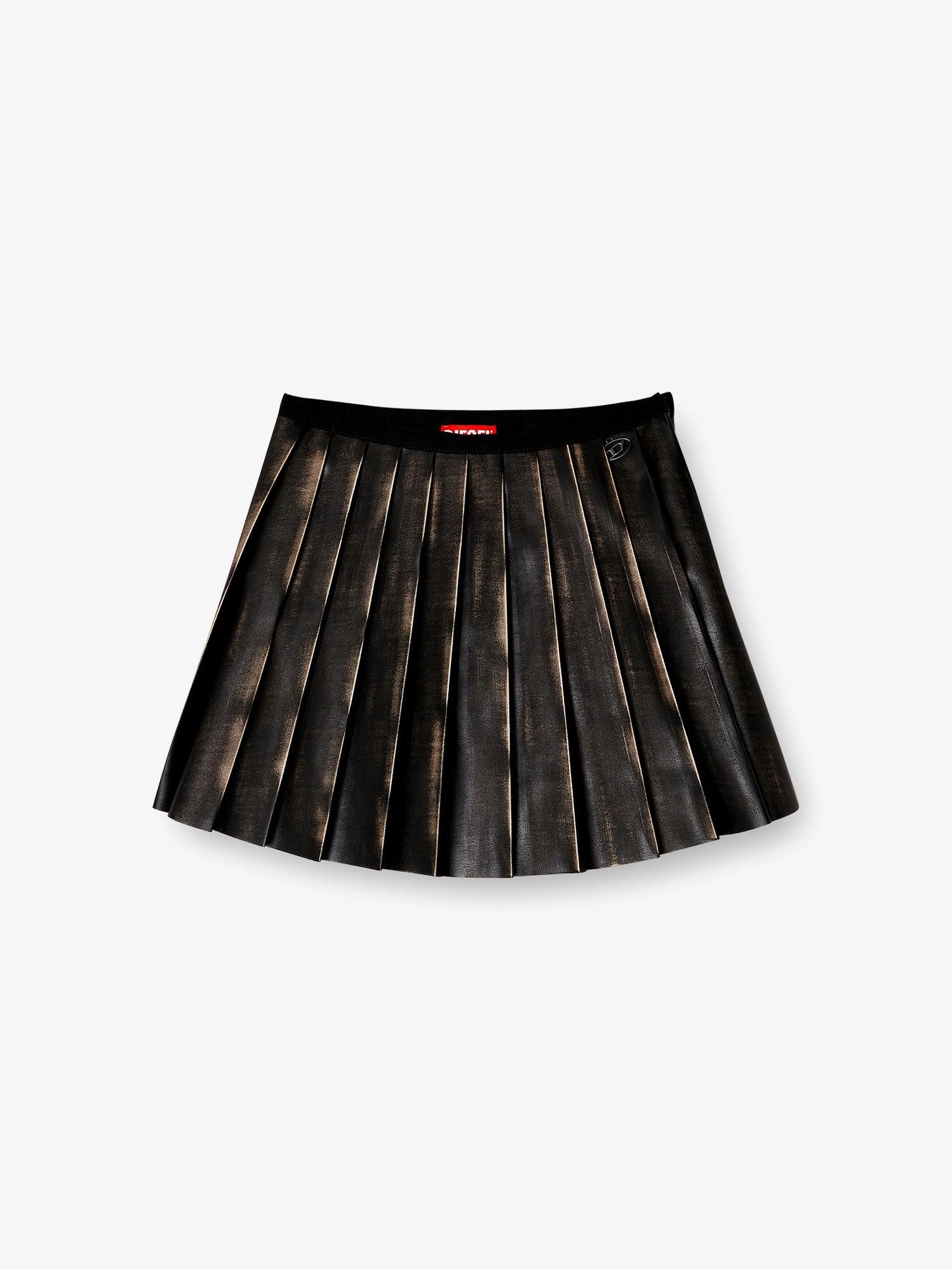 Diesel O-Saka-Mini Faux Leather Skirt Size 27" / US 4 / IT 40 - 1 Thumbnail