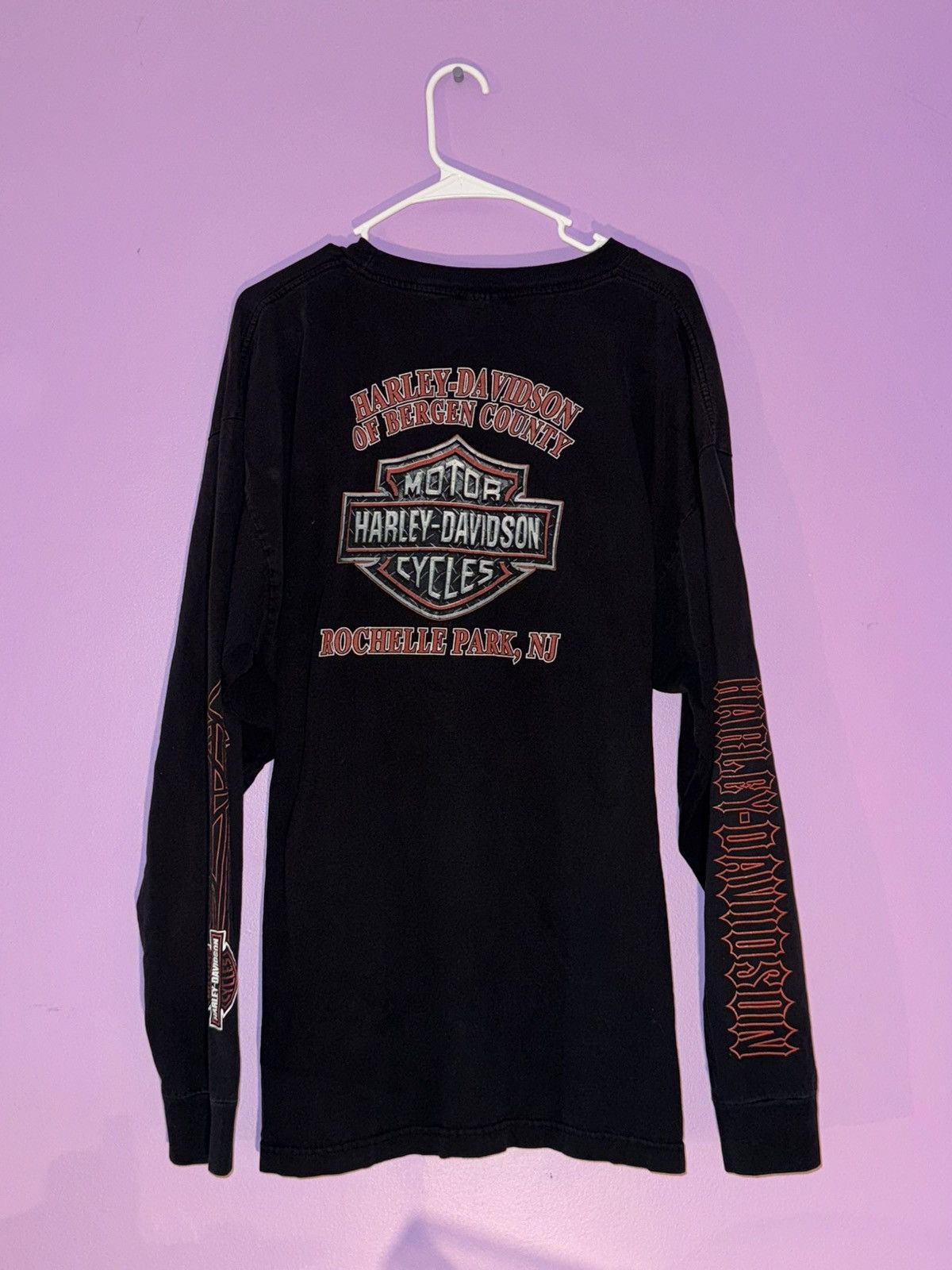 Harley Davidson Vintage Harey-Davidson long sleeve t shirt Size US XXL / EU 58 / 5 - 2 Thumbnail
