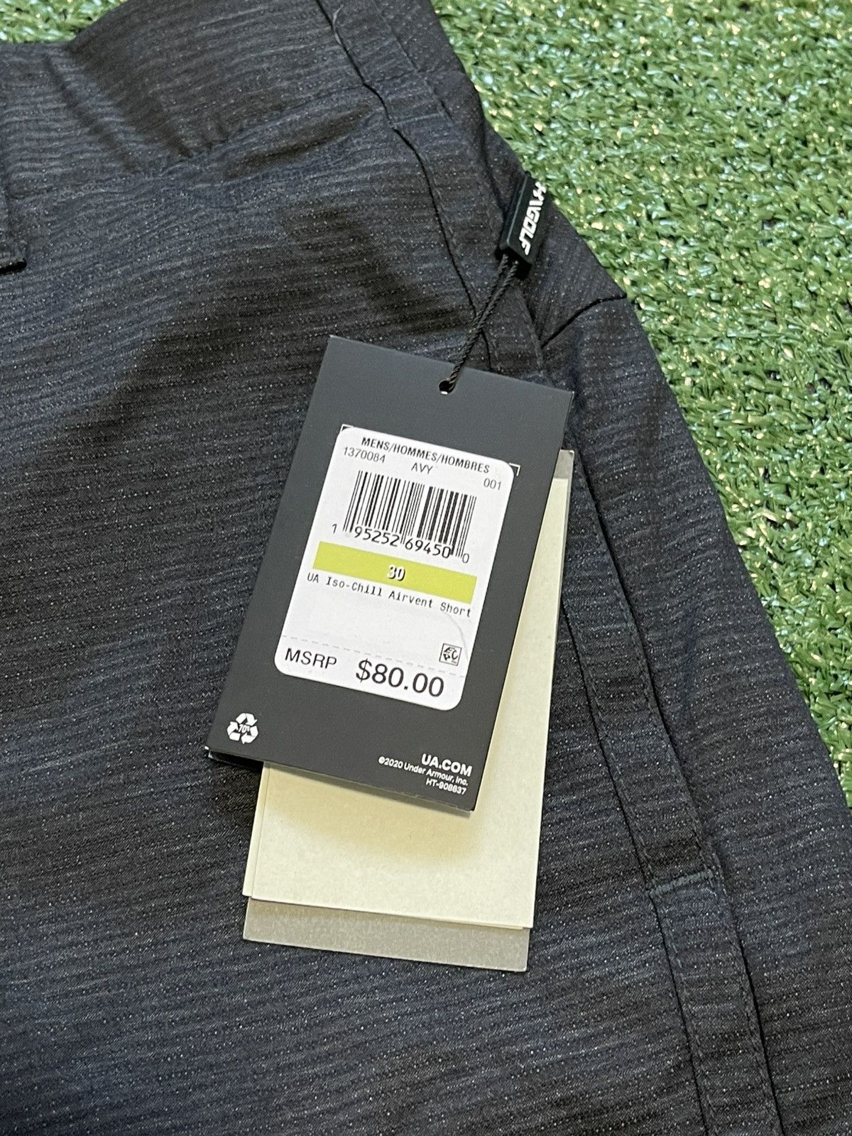 Under Armour Under Armour Men's Iso Chill Airvent Golf Shorts Black Size US 30 / EU 46 - 2 Thumbnail