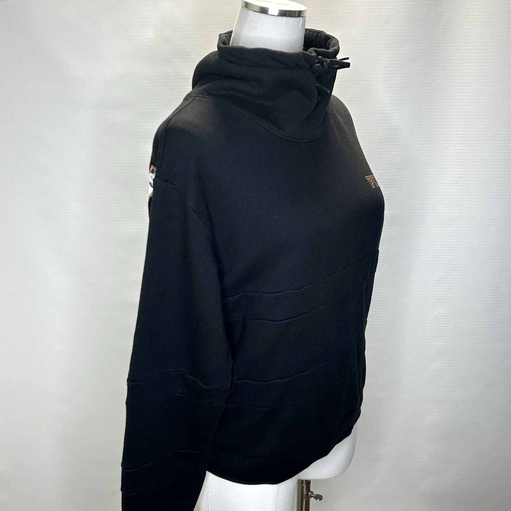 Pinko VINTAGE Victoria's Secret PINK Sweatshirt Cowl Neck Black Dolman Sleeve Mens? Size S / US 4 / IT 40 - 3 Thumbnail