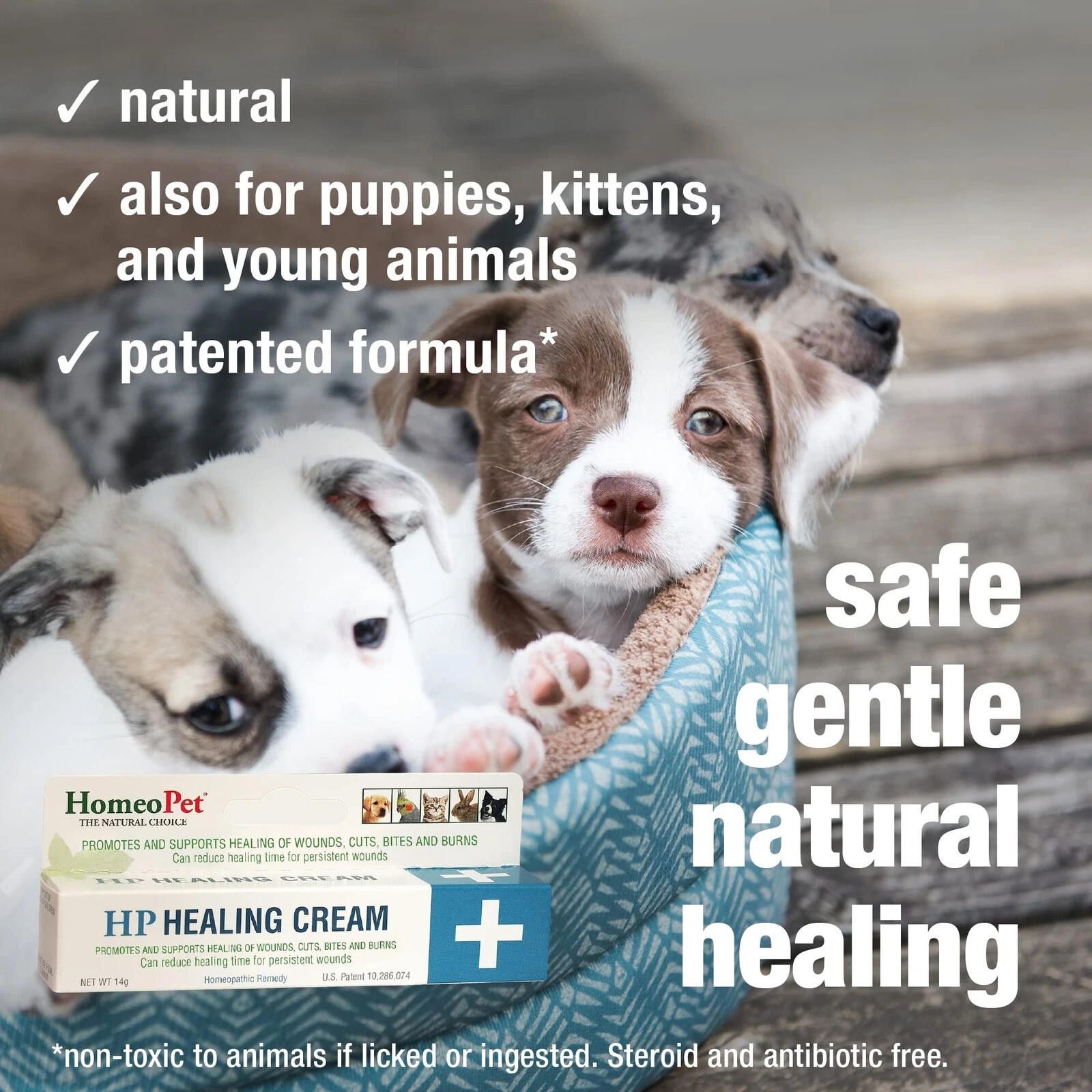 Other HomeoPet HP Natural Healing Cream for Dogs Cats Wound Care Size ONE SIZE - 4 Thumbnail