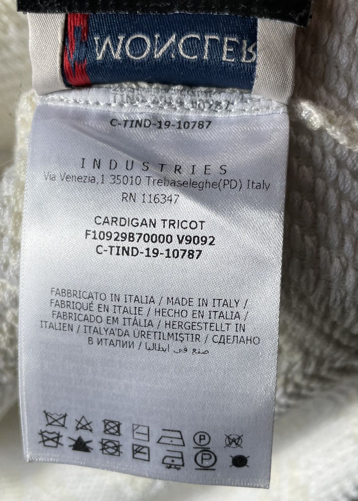 Moncler MONCLER MAGLIONE TRICOT CARDIGAN Size US L / EU 52-54 / 3 - 6 Thumbnail