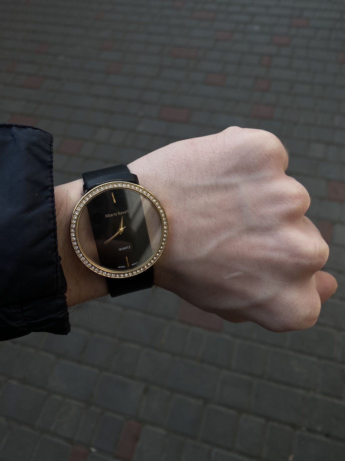 Japanese Brand × Vintage Alberto Kavalli Gold Watch | Japanese Quartz Size ONE SIZE - 1 Thumbnail