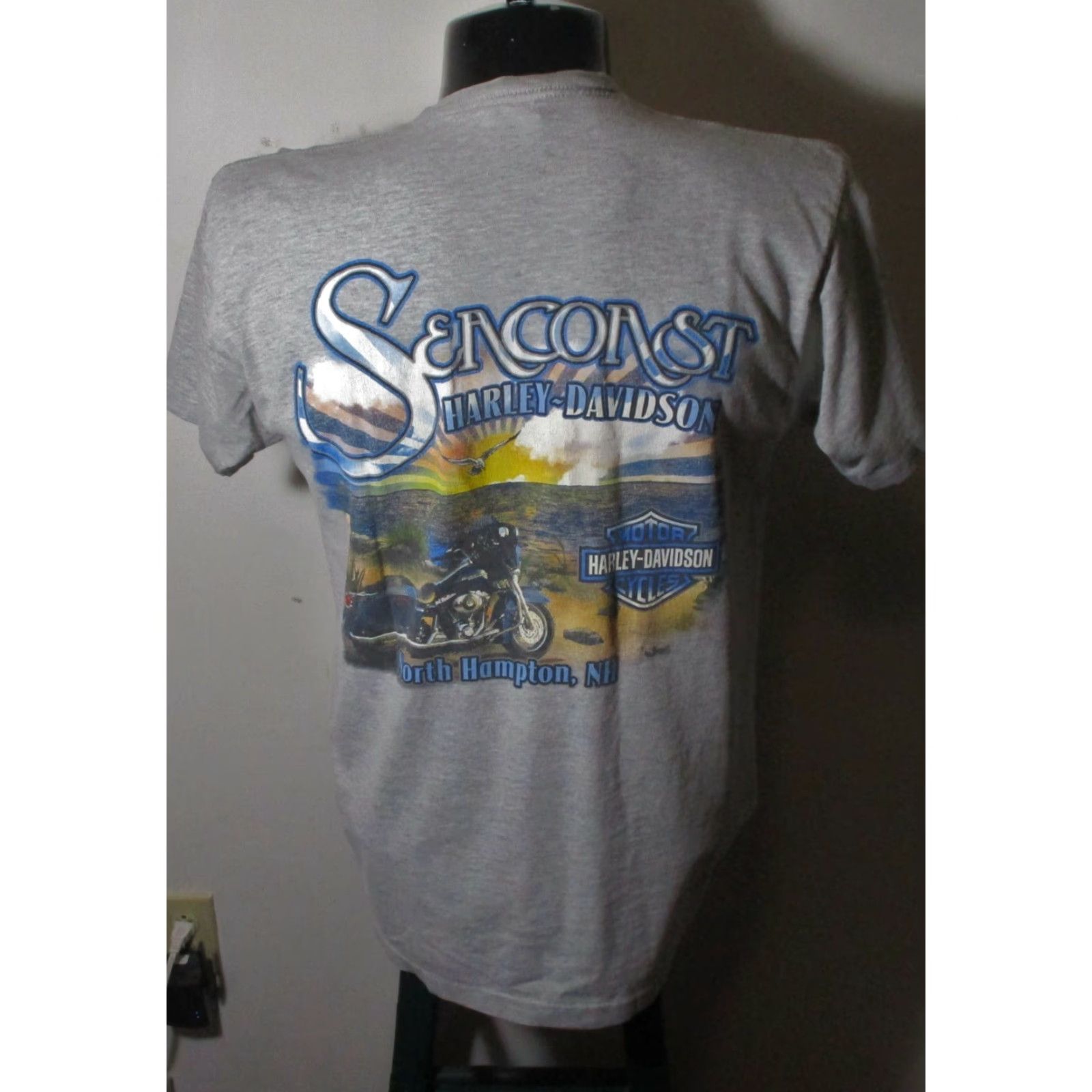 Harley Davidson HARLEY DAVIDSON Gray Short Sleeve T-Shirt Size M Size US M / EU 48-50 / 2 - 5 Thumbnail