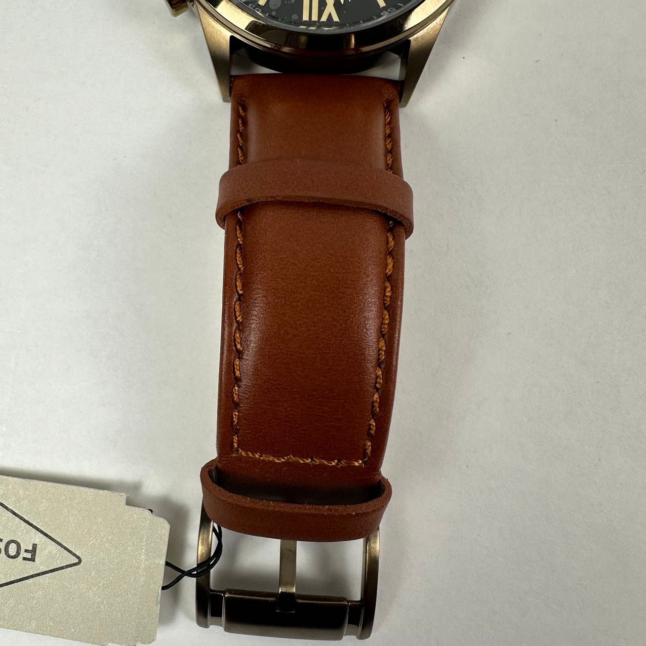 Fossil NWT Fossil Flynn Chronograph Brown Leather Men Watch BQ2261 Size ONE SIZE - 7 Thumbnail