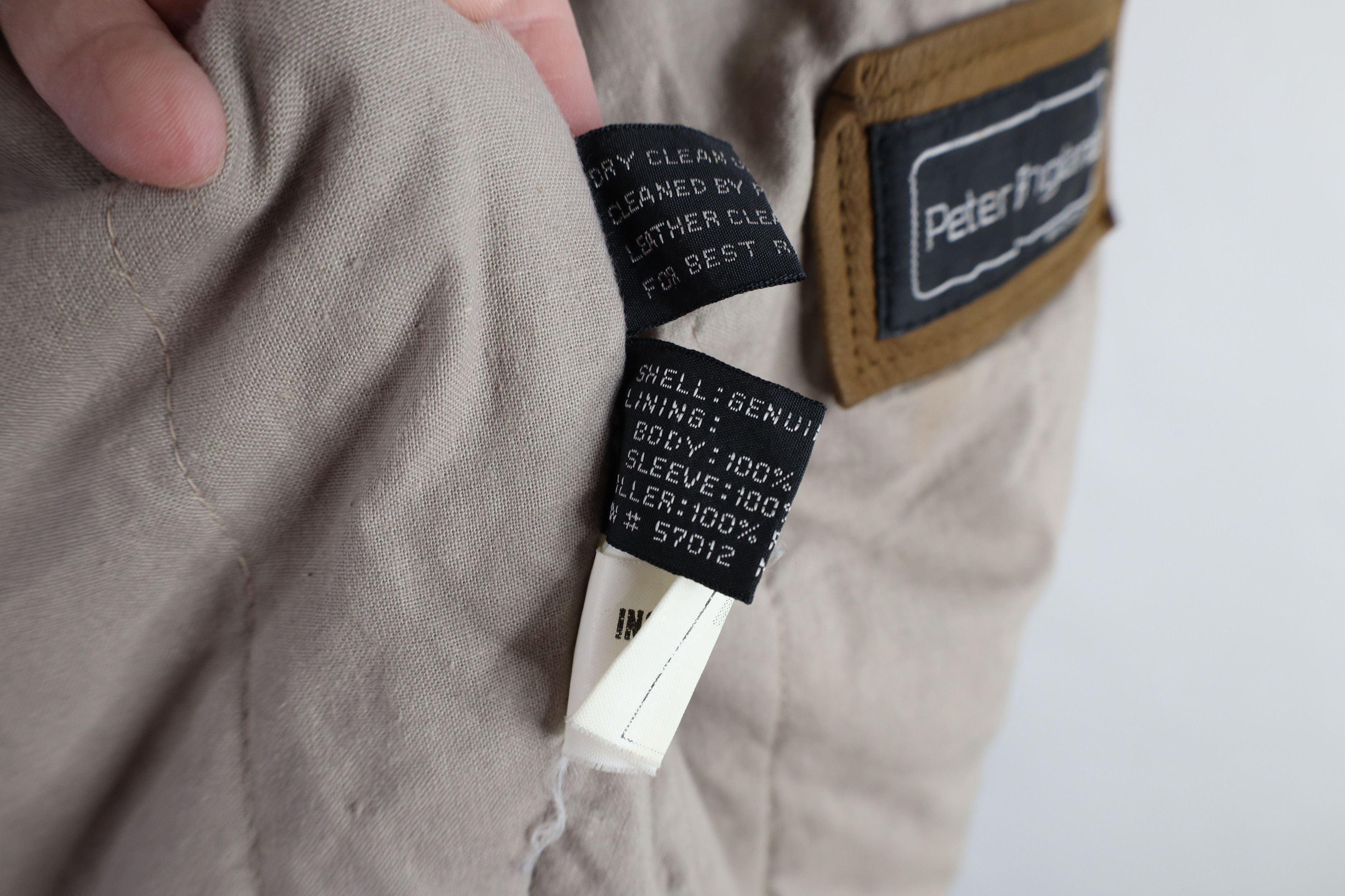 Vintage Vintage 90s Streetwear Leather Full Zip Bomber Flight Jacket Size US XL / EU 56 / 4 - 14 Thumbnail