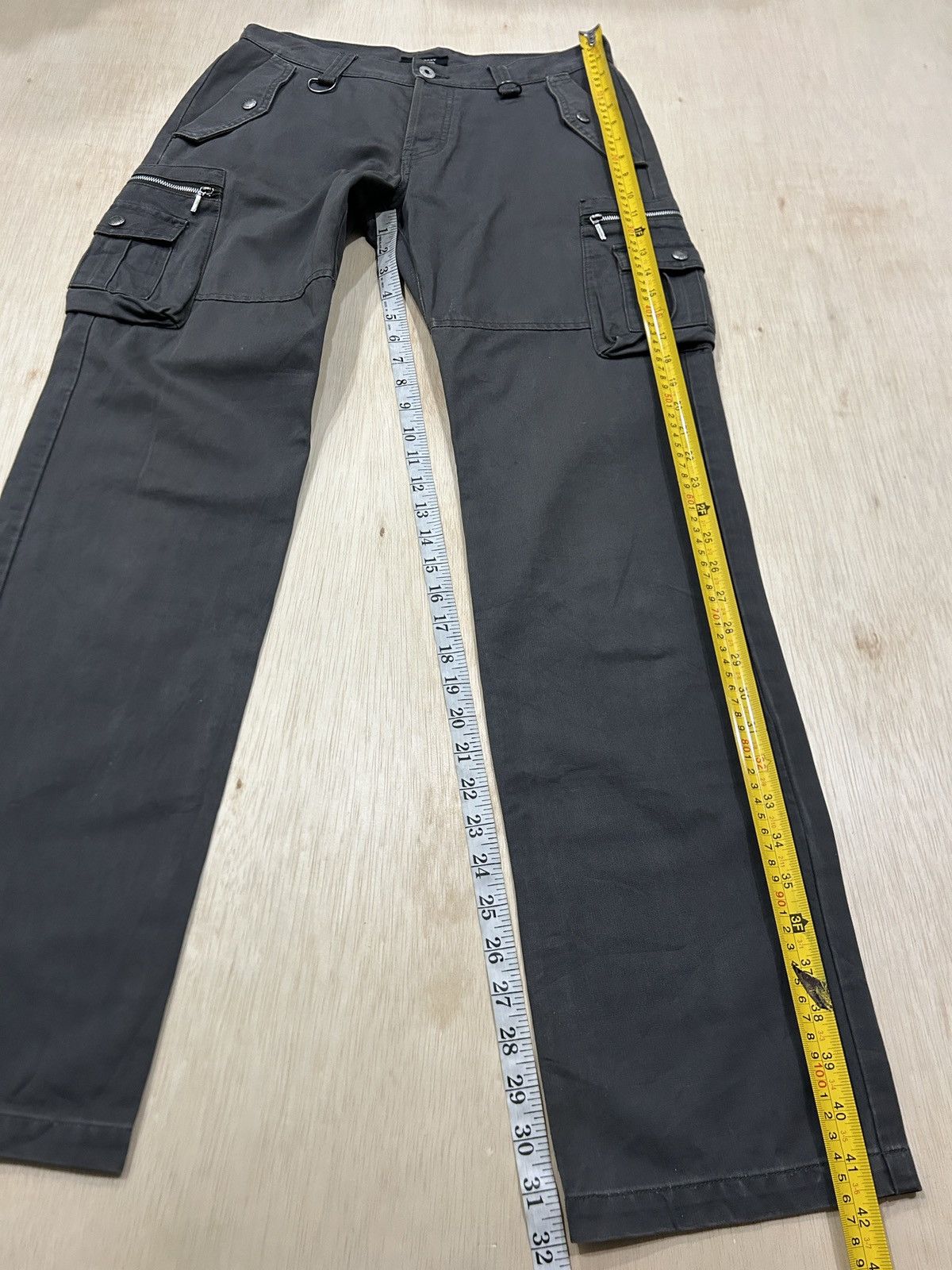 Burberry × Designer Vintage Burberry Cargo Multi Pocket y2k Size US 31 - 20 Thumbnail