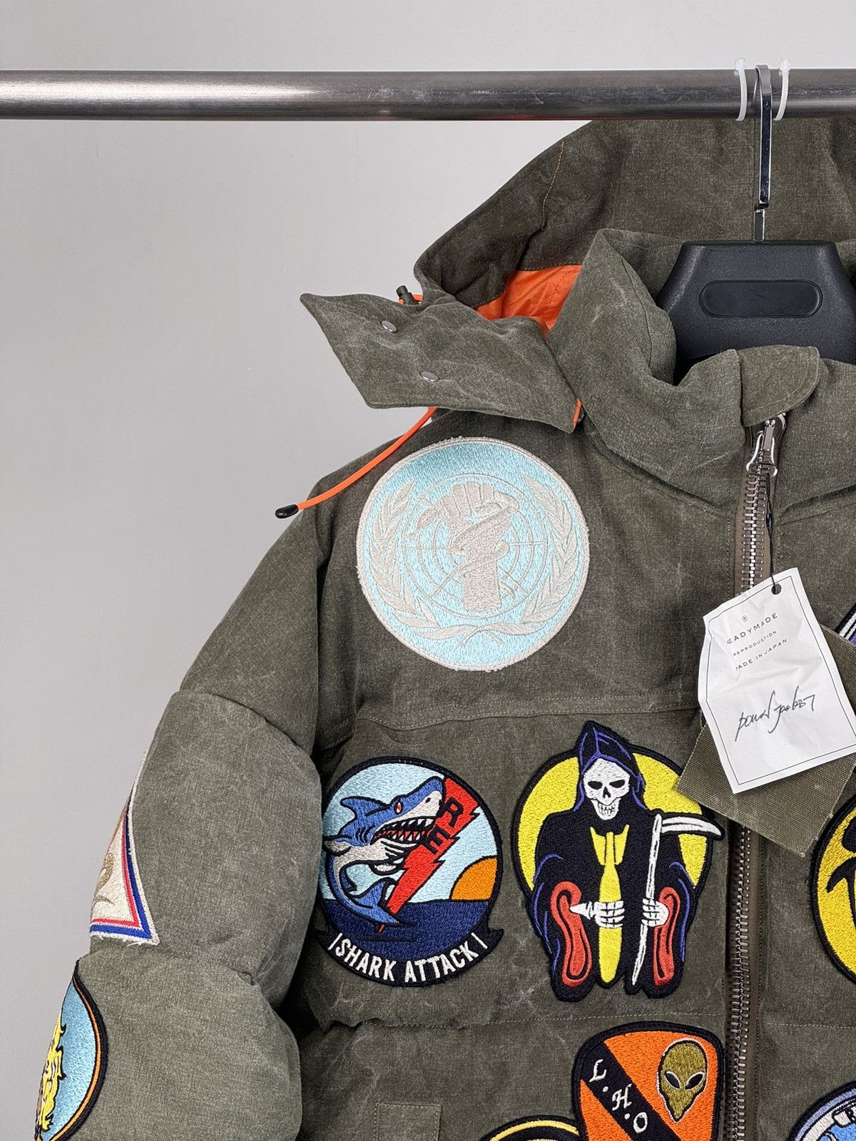 READYMADE Rare*Brand New Patches Work Down Jacket READYMADE Size US S / EU 44-46 / 1 - 7 Thumbnail