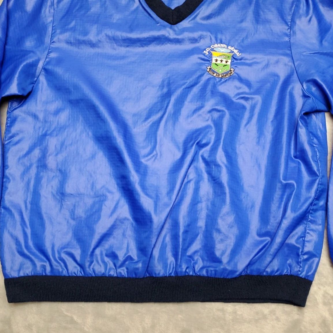 Vintage VINTAGE Mary Coppinger Jacket Mens L Blue Windbreaker Pullover V-Neck Ireland Golf Size US L / EU 52-54 / 3 - 2 Thumbnail
