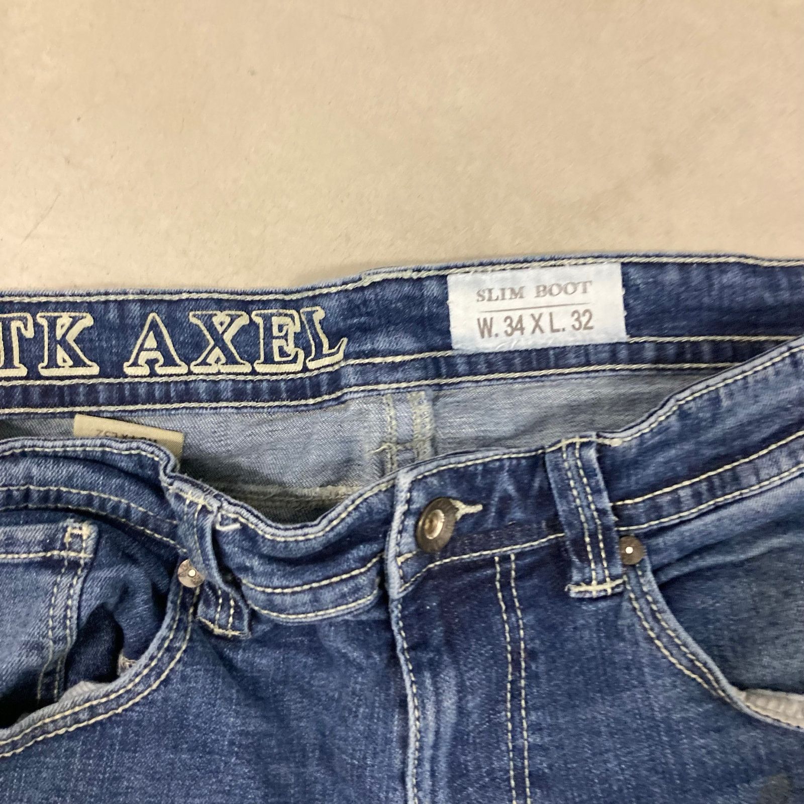 Vintage Western Axel y2k bootcut Jeans 34x32 Size US 34 / EU 50 - 3 Thumbnail