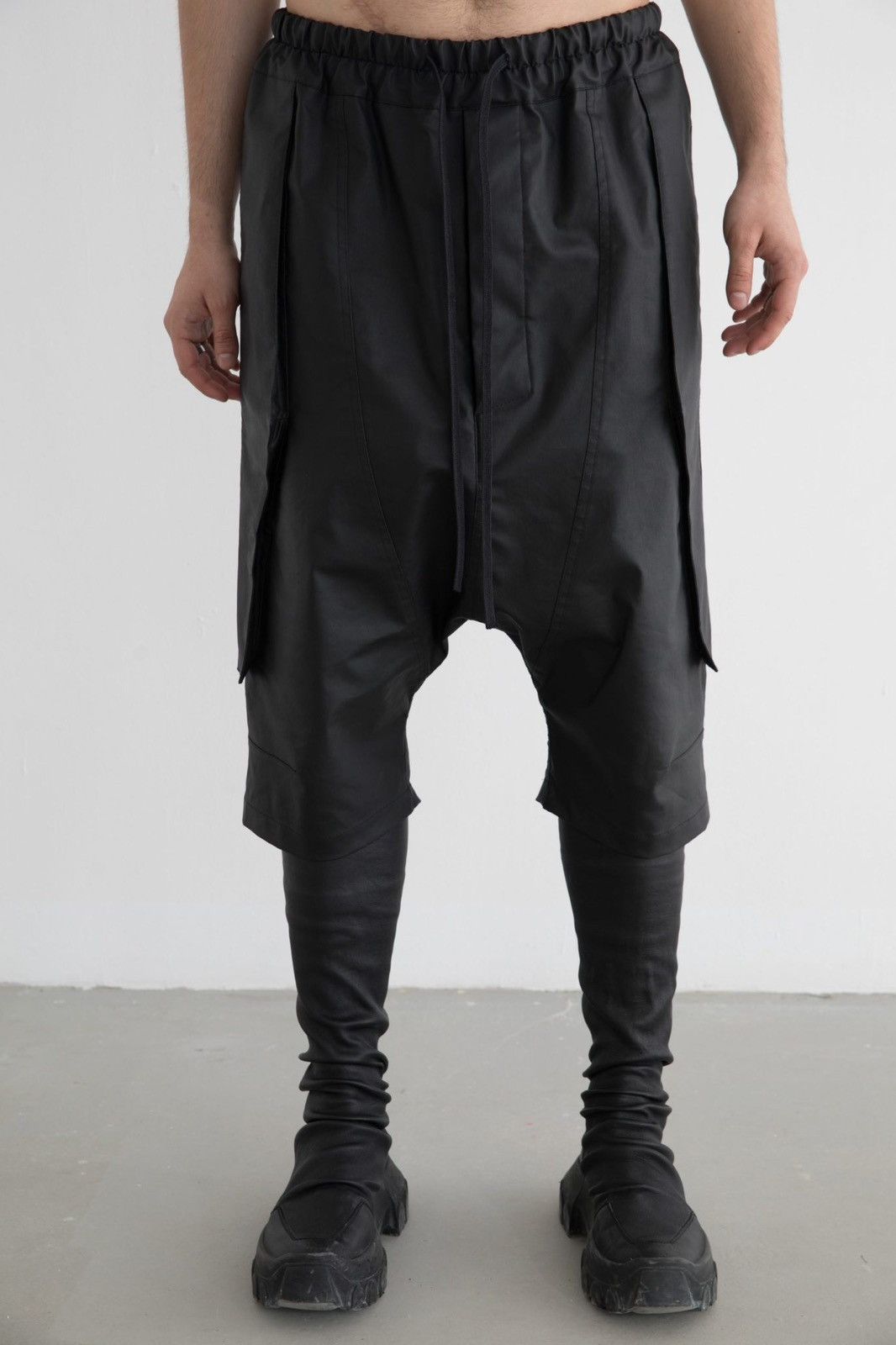 Other Lunar Laboratories Drop Crotch Coated Denim pants size M Size US 36 / EU 52 - 4 Thumbnail