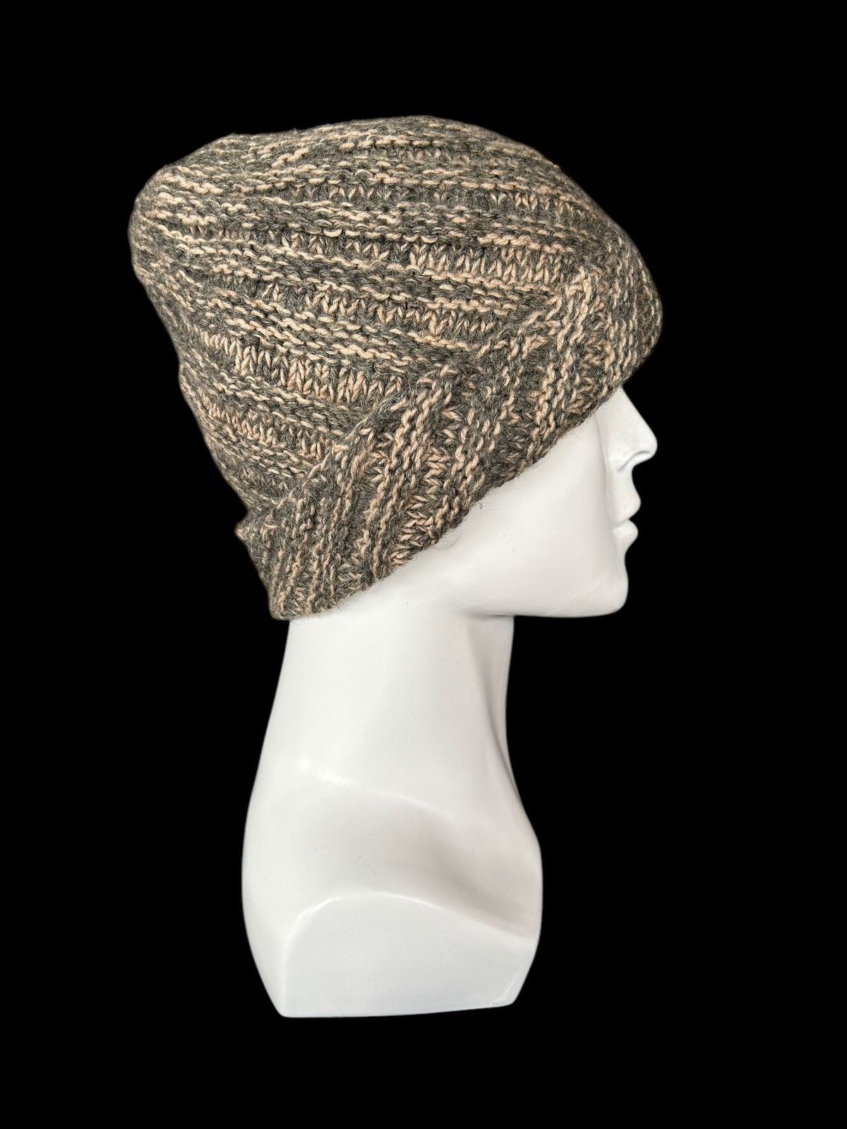 Japanese Brand × Kapital × Vintage Crochet Knitted handmade Rare Beanie Hats ☠️☠️ Size ONE SIZE - 2 Thumbnail