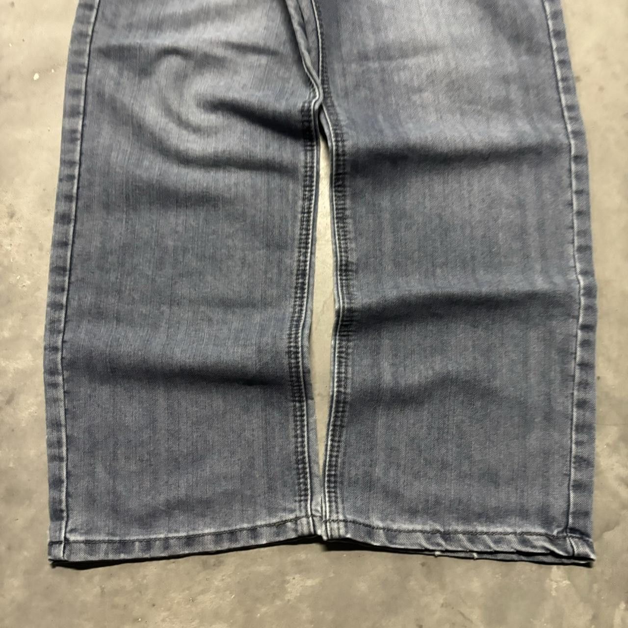 Japanese Brand × Vintage Crazy Vintage Y2K/2000s Grunge Medium Wash Denim Jeans! Size US 36 / EU 52 - 6 Thumbnail