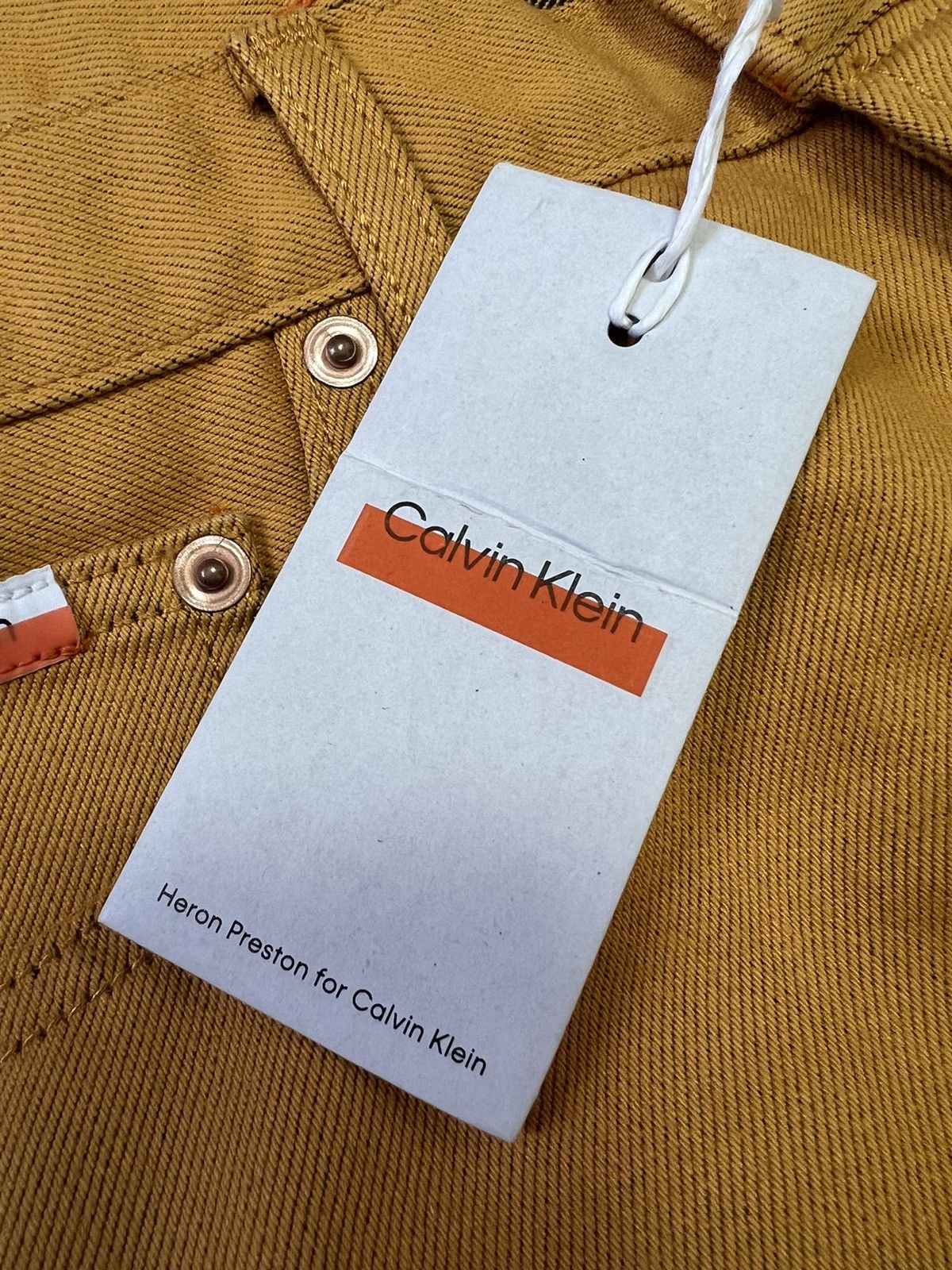 Calvin Klein × Heron Preston Heron Preston Calvin Klein Orange 2.0 Jeans Size US 32 / EU 48 - 10 Thumbnail