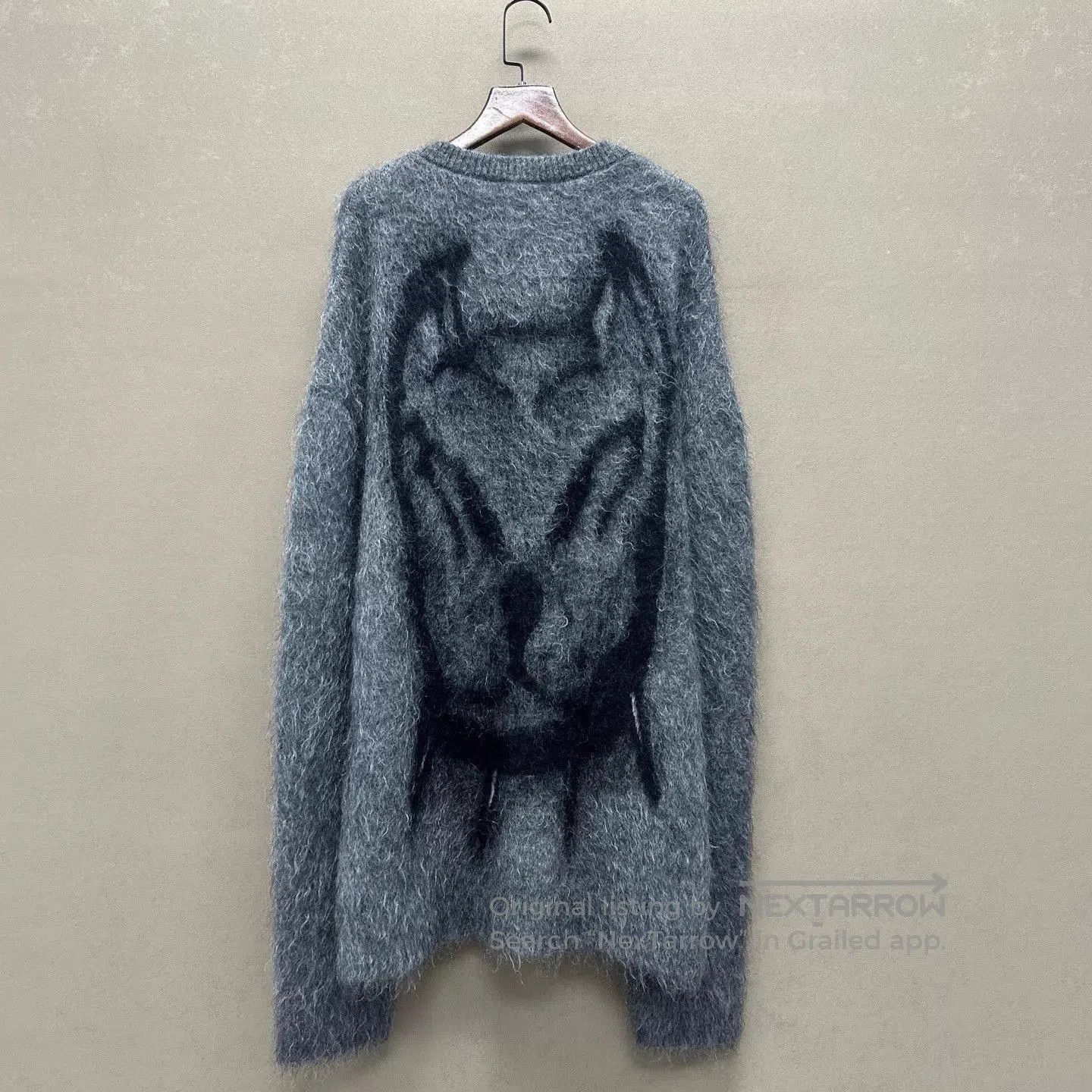 Givenchy Gray Fuzzy Long Sleeve Sweater - Size L. Size US L / EU 52-54 / 3 - 2 Thumbnail