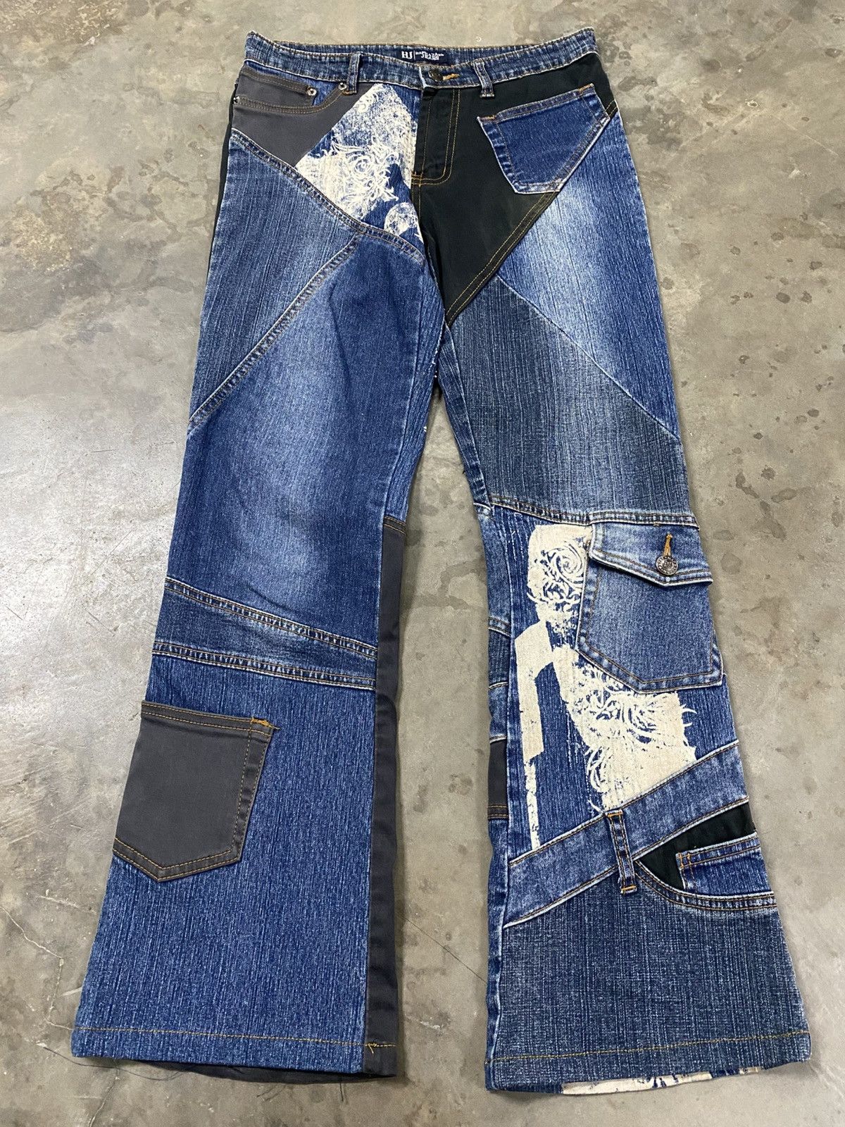 Hysteric Glamour × If Six Was Nine × Tornado Mart Flare Jeans Haphazard Jeans Flared Very Rare @265 Size US 28 / EU 44 - 1 Thumbnail