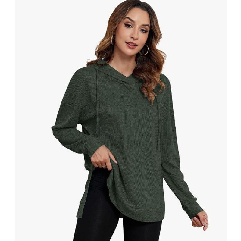 The Unbranded Brand Women's Sweater Forest Green SIZE L Polyester/Spandex Size L / US 10 / IT 46 - 4 Thumbnail