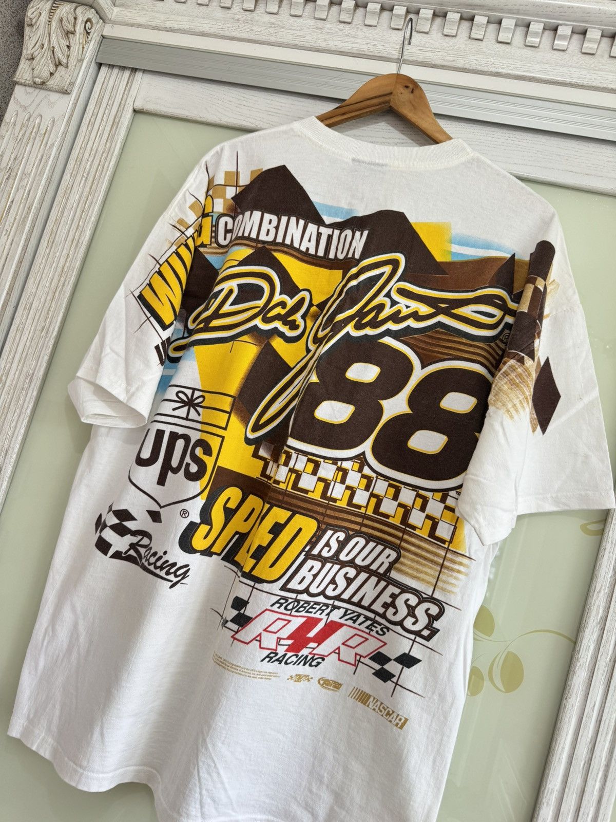 Chase Authentics × NASCAR × Vintage Vintage Nascar Dale Jarrett Tee Chase Authentic Racing Shirt Size US XL / EU 56 / 4 - 11 Thumbnail