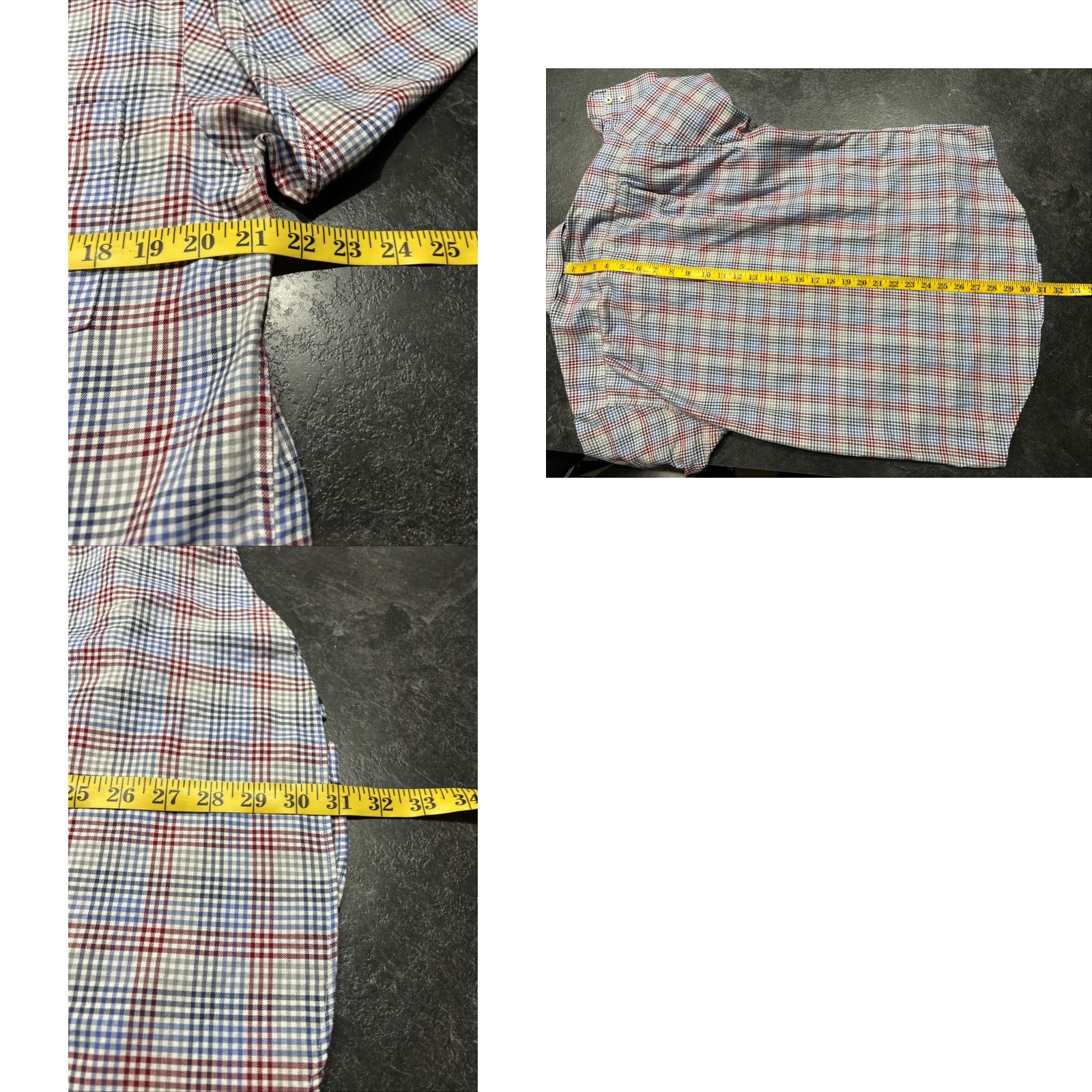 Southern Proper Southern Proper Mens Plaid Button-Up Shirt Block M Multi Color LS Button-Down Cotton Regular Fit Size US M / EU 48-50 / 2 - 8 Thumbnail