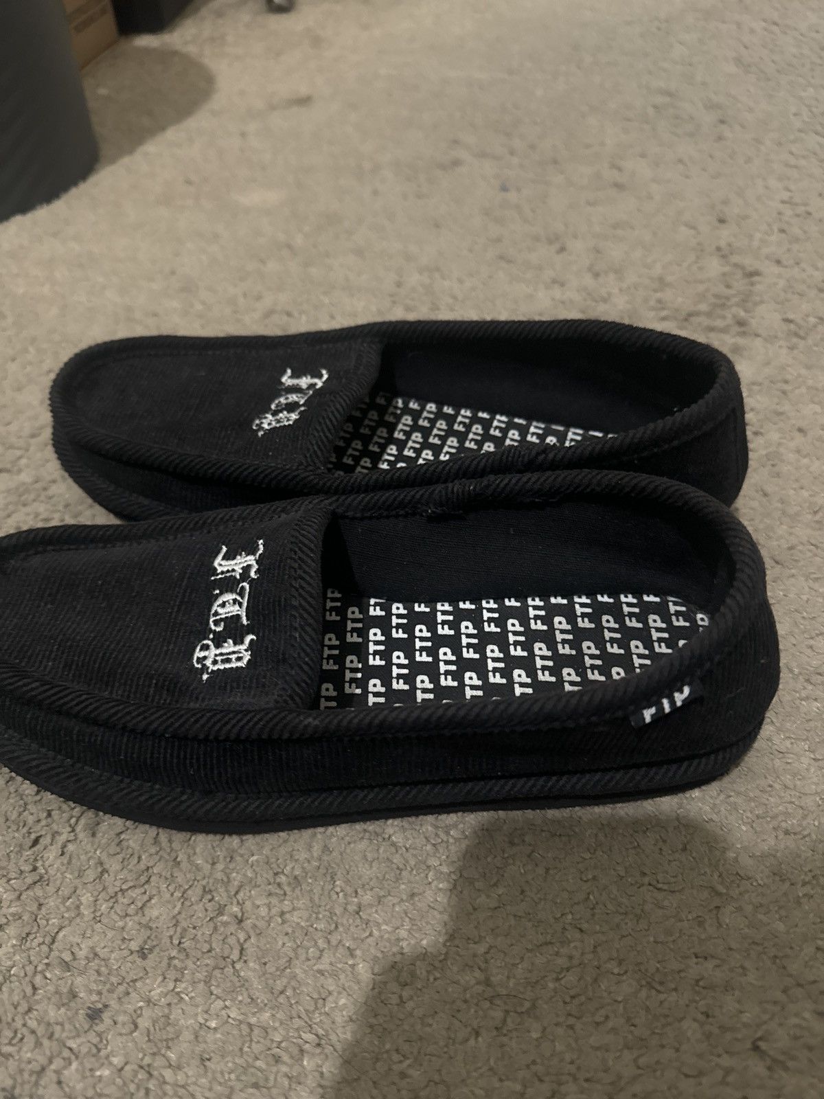 Fuck The Population FTP House Slippers Size US 7 / EU 40 - 4 Thumbnail