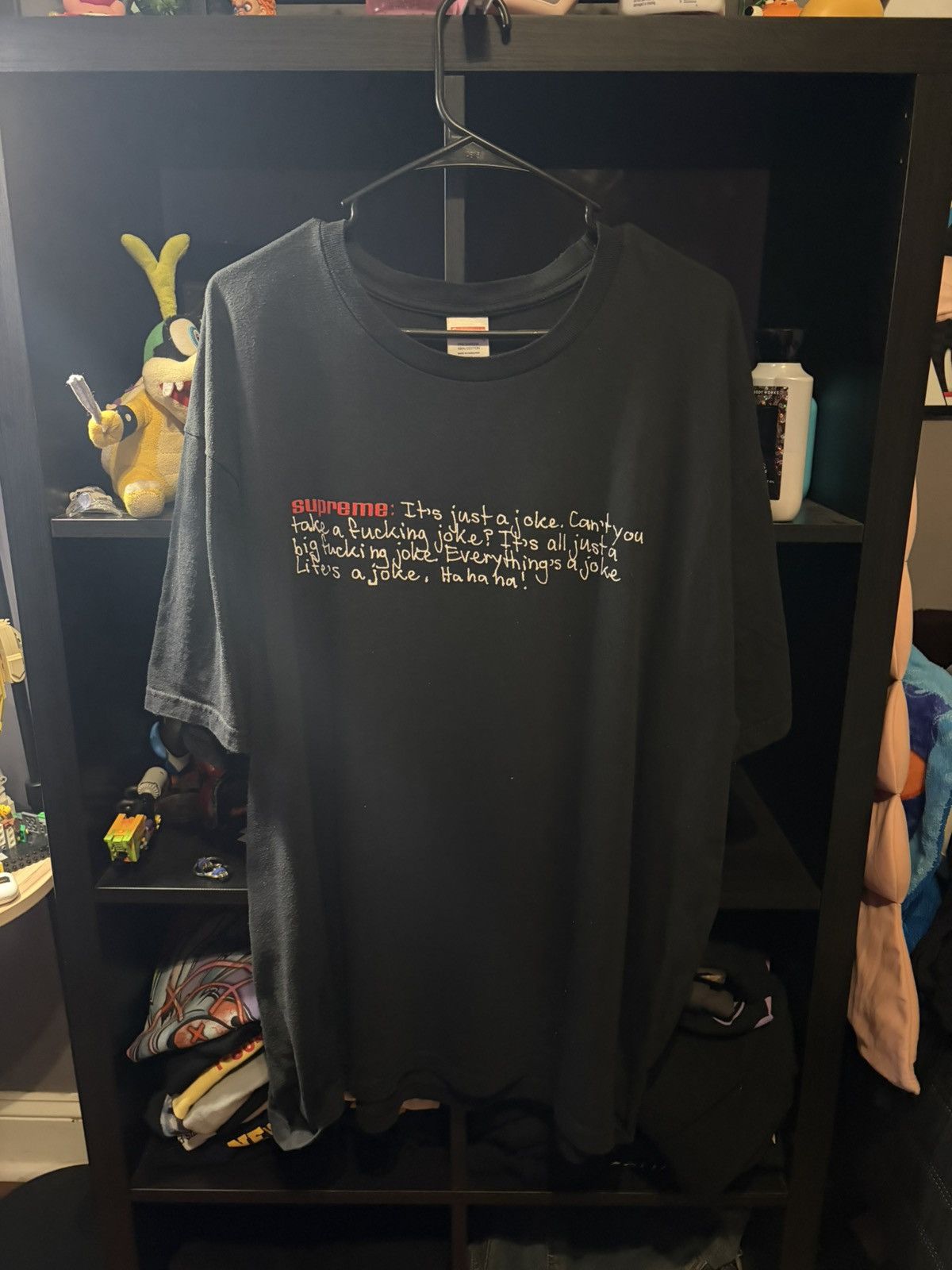 Supreme Supreme FW25 “Joke tee” Black Size US XXL / EU 58 / 5 - 1 Thumbnail