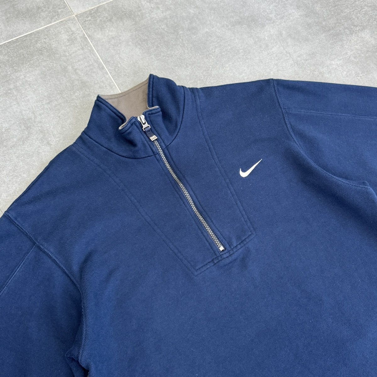 Nike Vintage Nike 1/3 Zip Pullover Sweatshirt Embroidered Logo Size US S / EU 44-46 / 1 - 8 Thumbnail