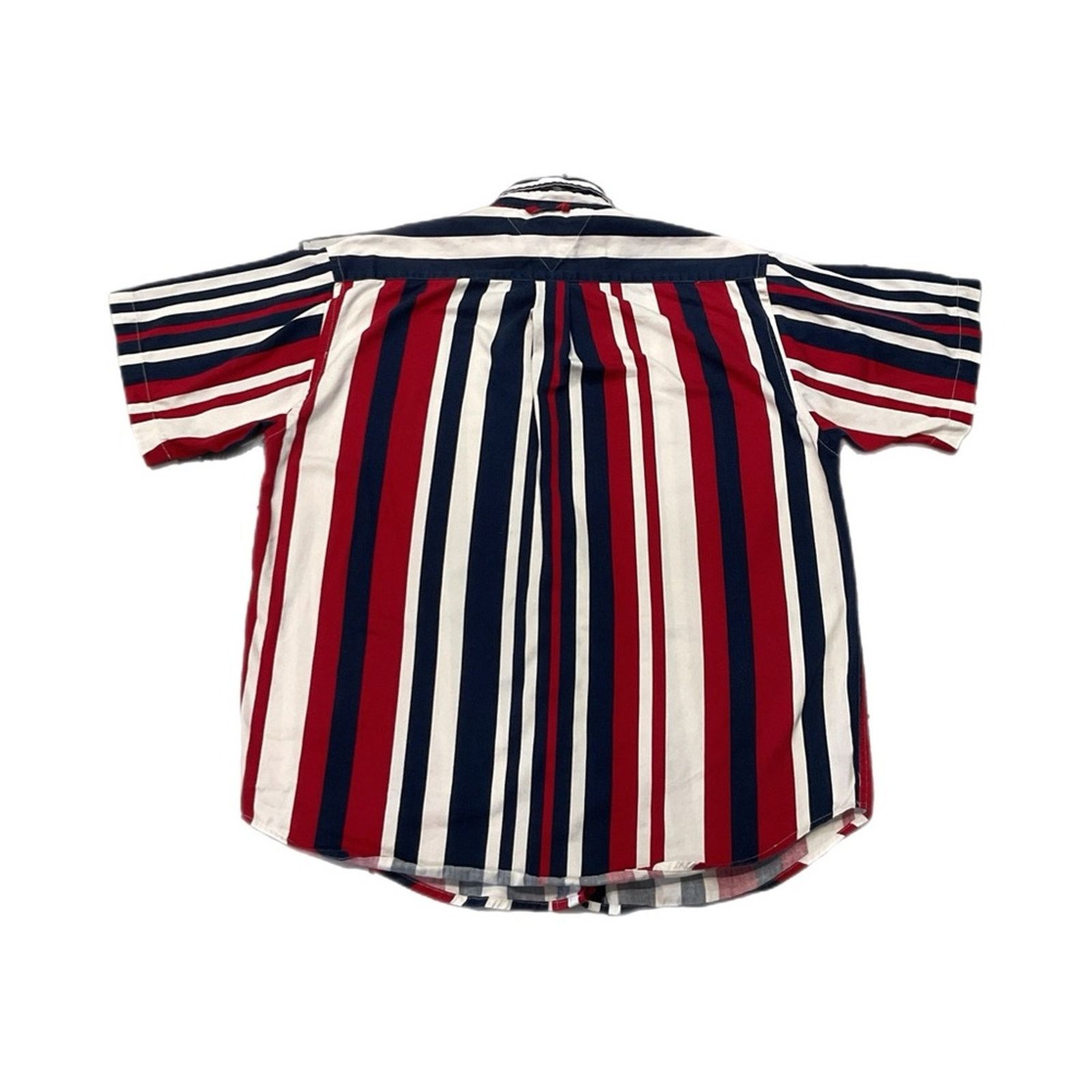 Vintage Legacy Red, White & Blue Retro Style Button Shirt Size US M / EU 48-50 / 2 - 2 Thumbnail