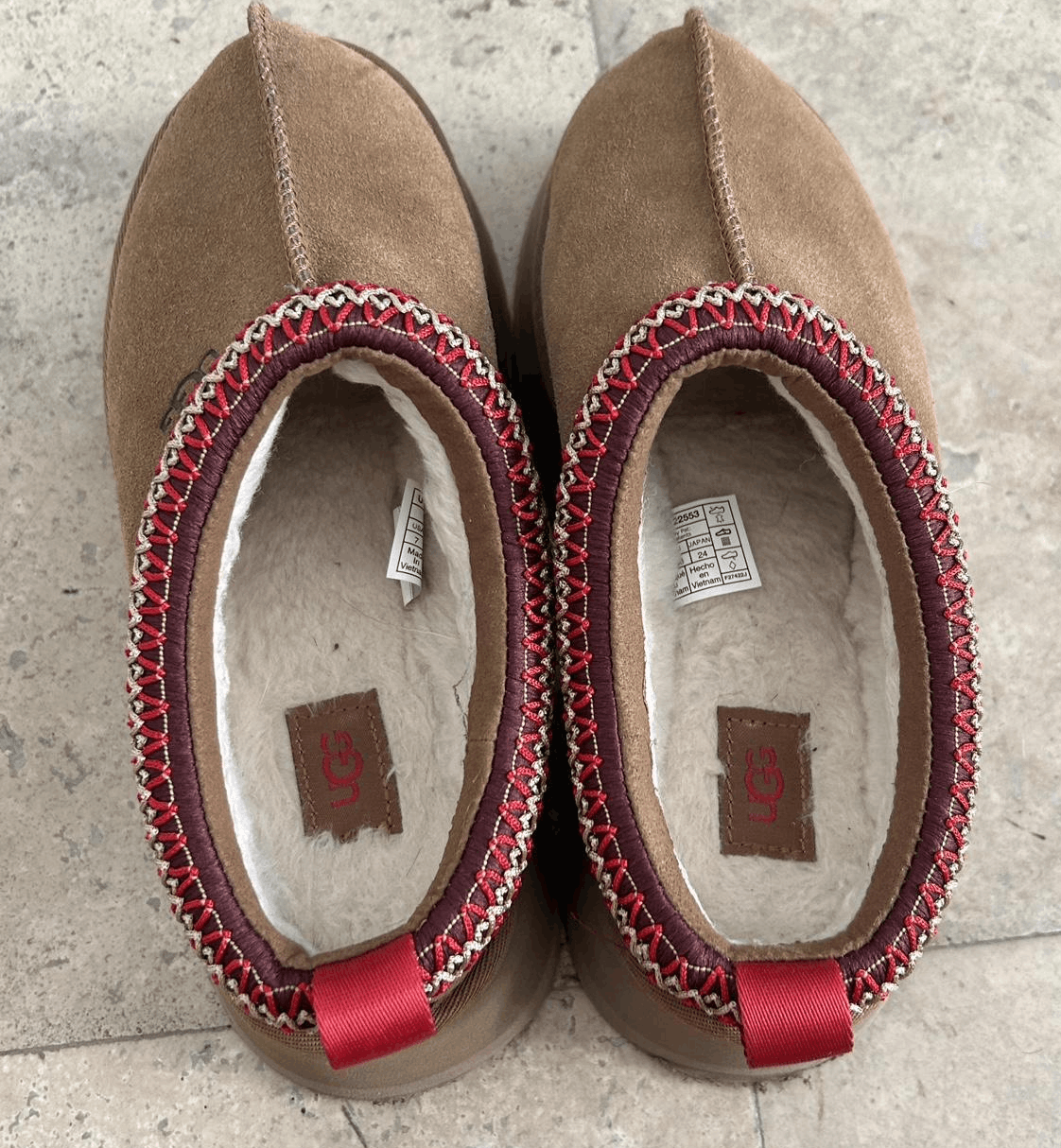 Ugg UGG Tazz Suede Mule Slippers Size US 7 / IT 37 - 2 Thumbnail
