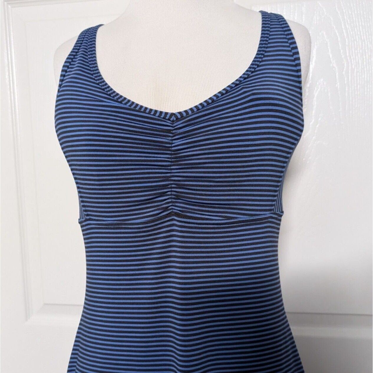 Prana Prana Rebecca Striped Jersey Dress Womens Size Small Blue Size S / US 4 / IT 40 - 2 Thumbnail