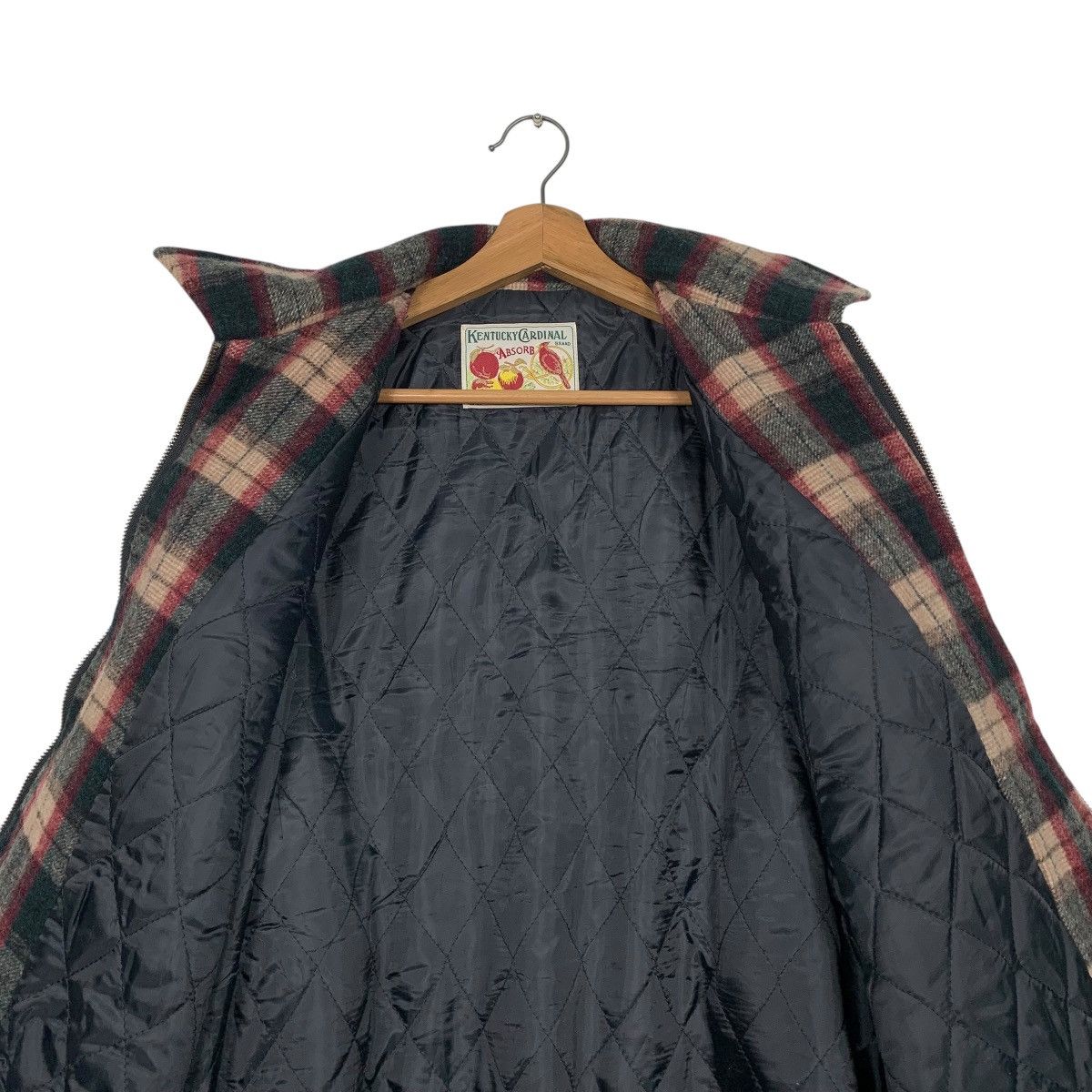 Japanese Brand Vintage Kentucky Cardinal Tartan Wool Jacket Size US L / EU 52-54 / 3 - 12 Thumbnail