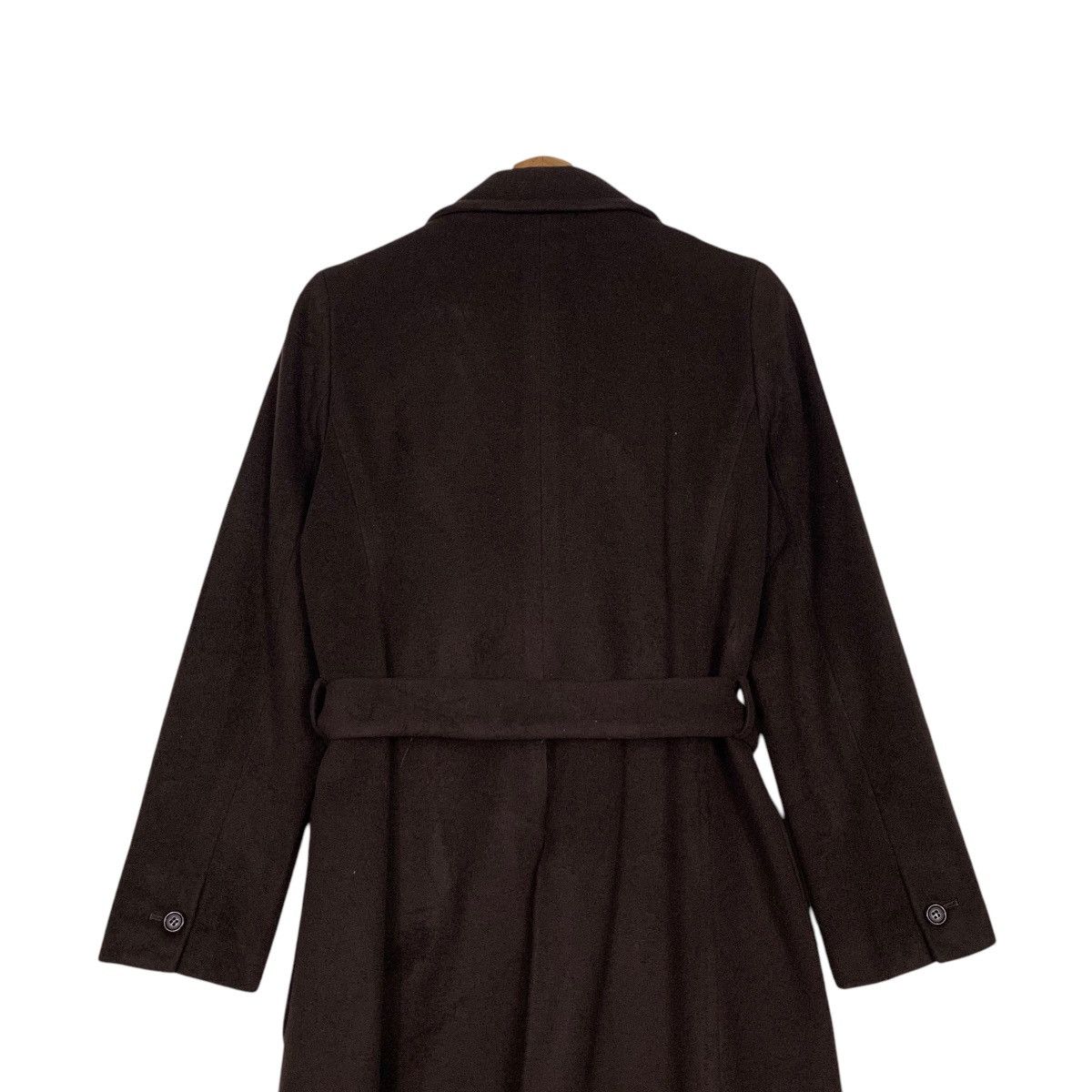 Japanese Brand INED Brown Wool Cashmere Overcoat / Jacket #2696-C121 Size M / US 6-8 / IT 42-44 - 9 Thumbnail