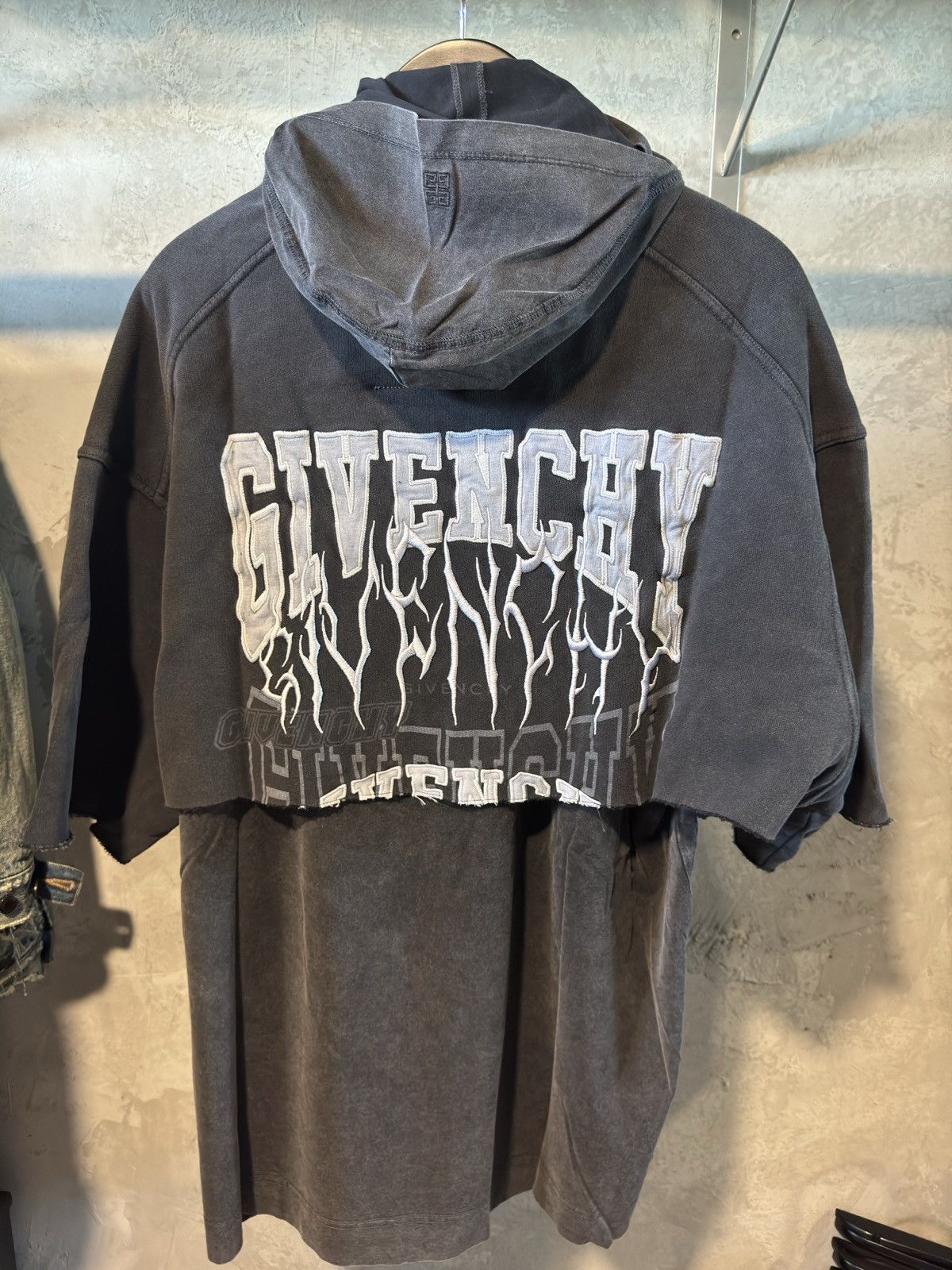 Givenchy Layered Tshirt with Balaclava Hood Size US L / EU 52-54 / 3 - 2 Thumbnail