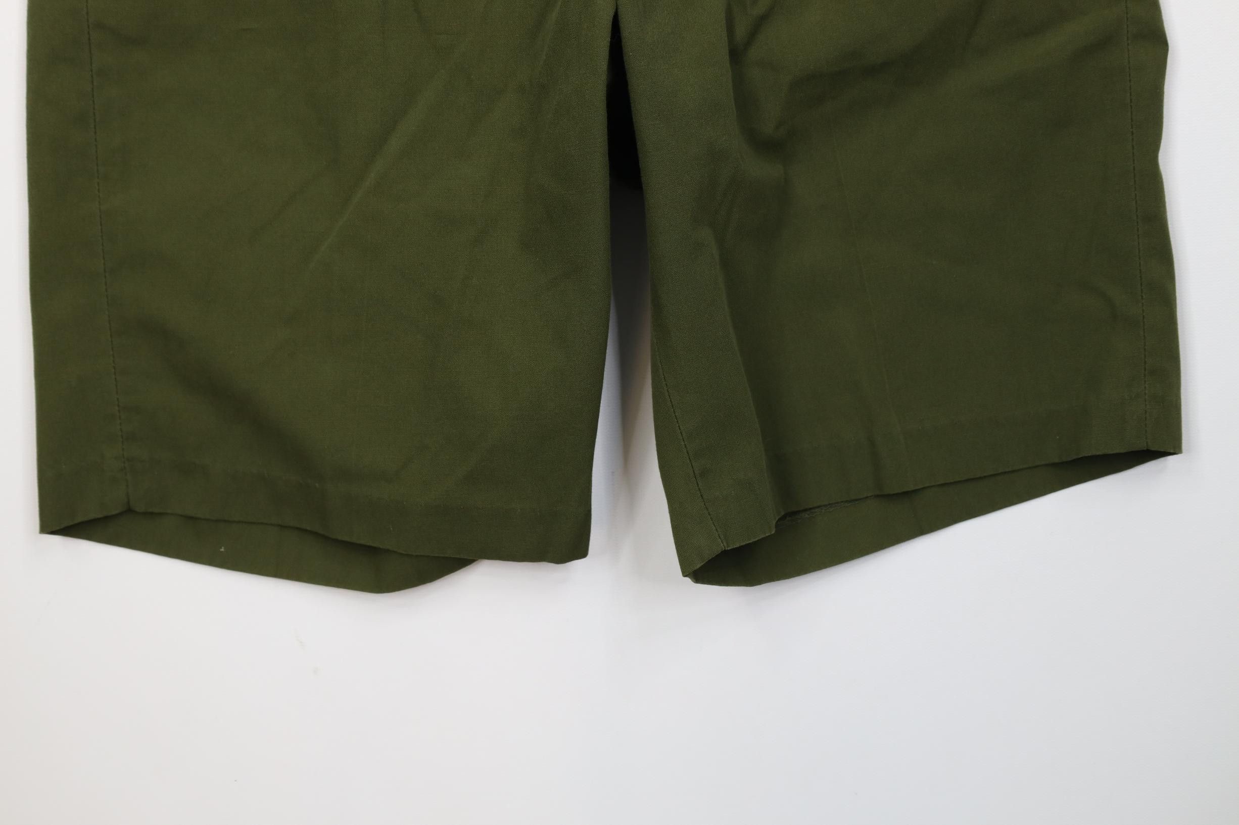 Vintage Vintage 60s 70s Streetwear Above Knee Chino Shorts Green Size US 30 / EU 46 - 4 Thumbnail