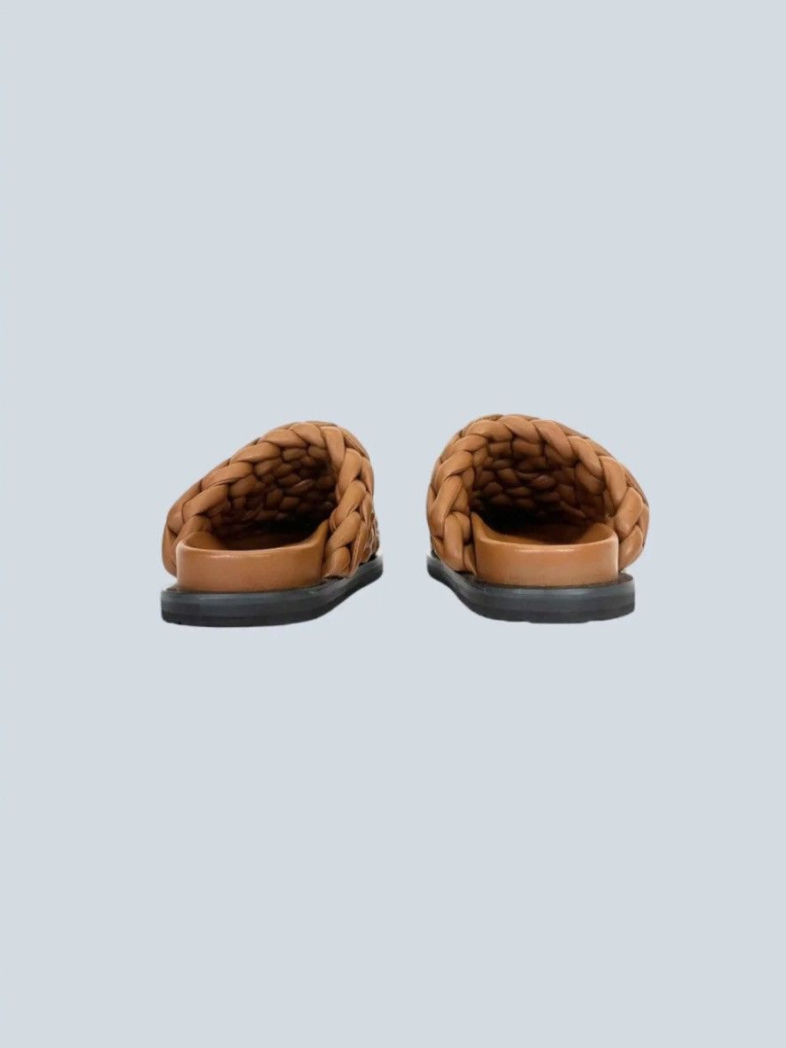 Alanui Alanui Icon slippers in woven leather, 38. Size US 8 / IT 38 - 4 Thumbnail