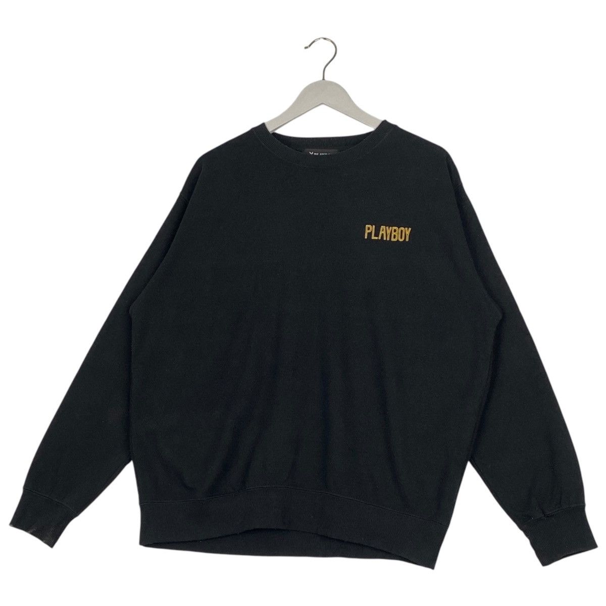 Playboy × Vintage Vintage Playboy Bunny Small Logo Crewneck Sweatshirt Black Size US L / EU 52-54 / 3 - 3 Thumbnail