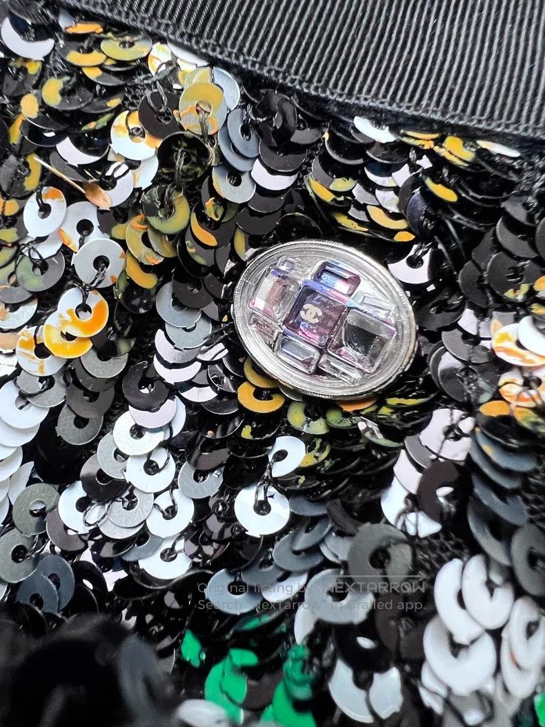Chanel Chanel 22A show high-end handicraft workshop colour sequin Size 25" / US 0 / IT 36 - 4 Thumbnail
