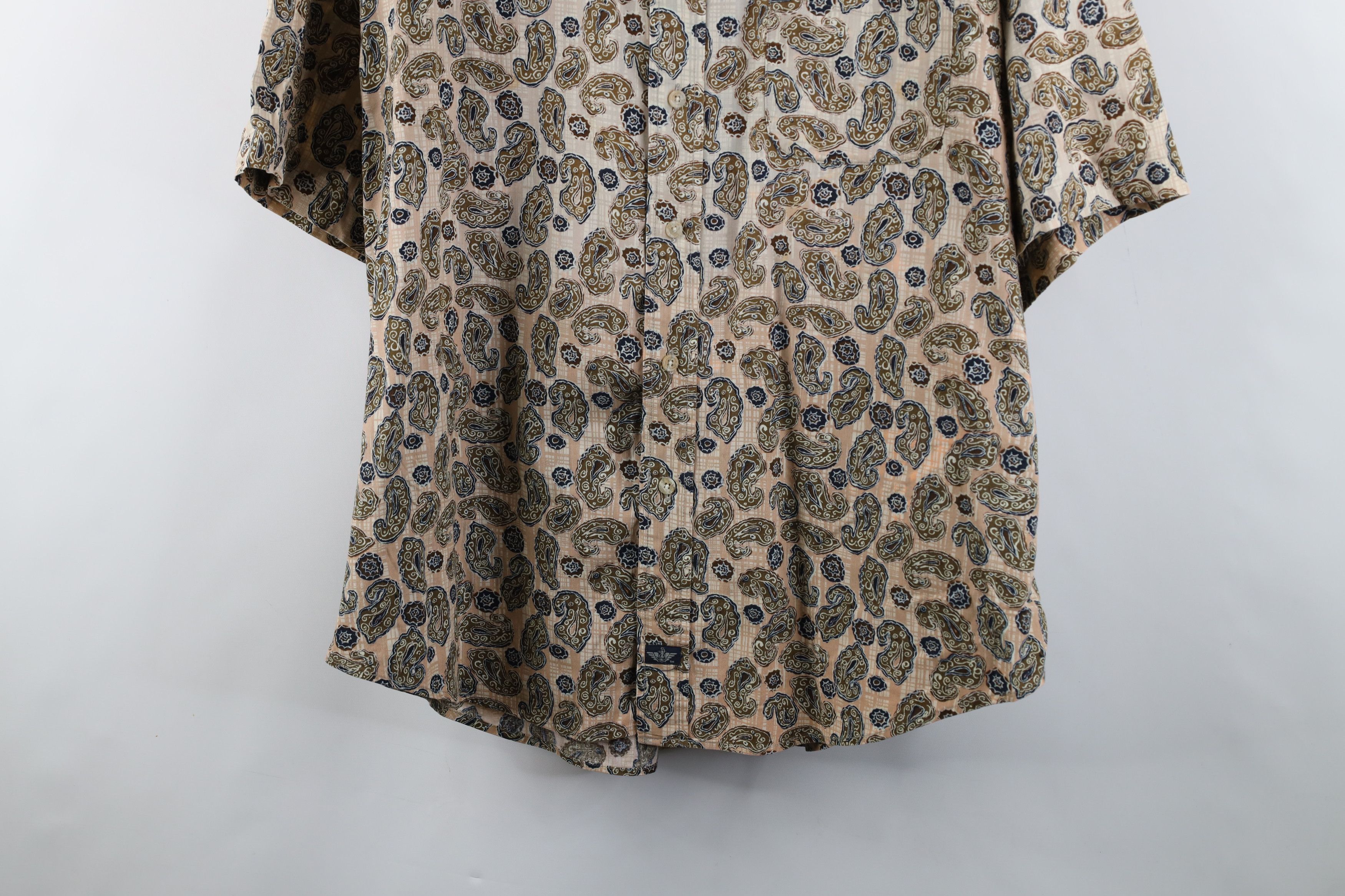 Vintage Vintage 90s Streetwear Short Sleeve Button Down Shirt Size US L / EU 52-54 / 3 - 3 Thumbnail