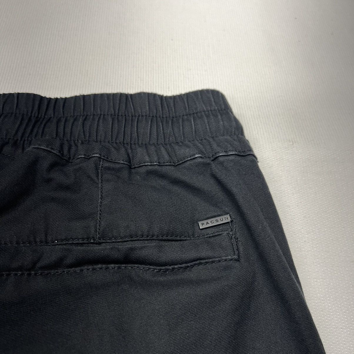 Pacsun Pacsun Pants Black Skinny Stacked Drawstring Ankle Zipper Size US 32 / EU 48 - 10 Thumbnail