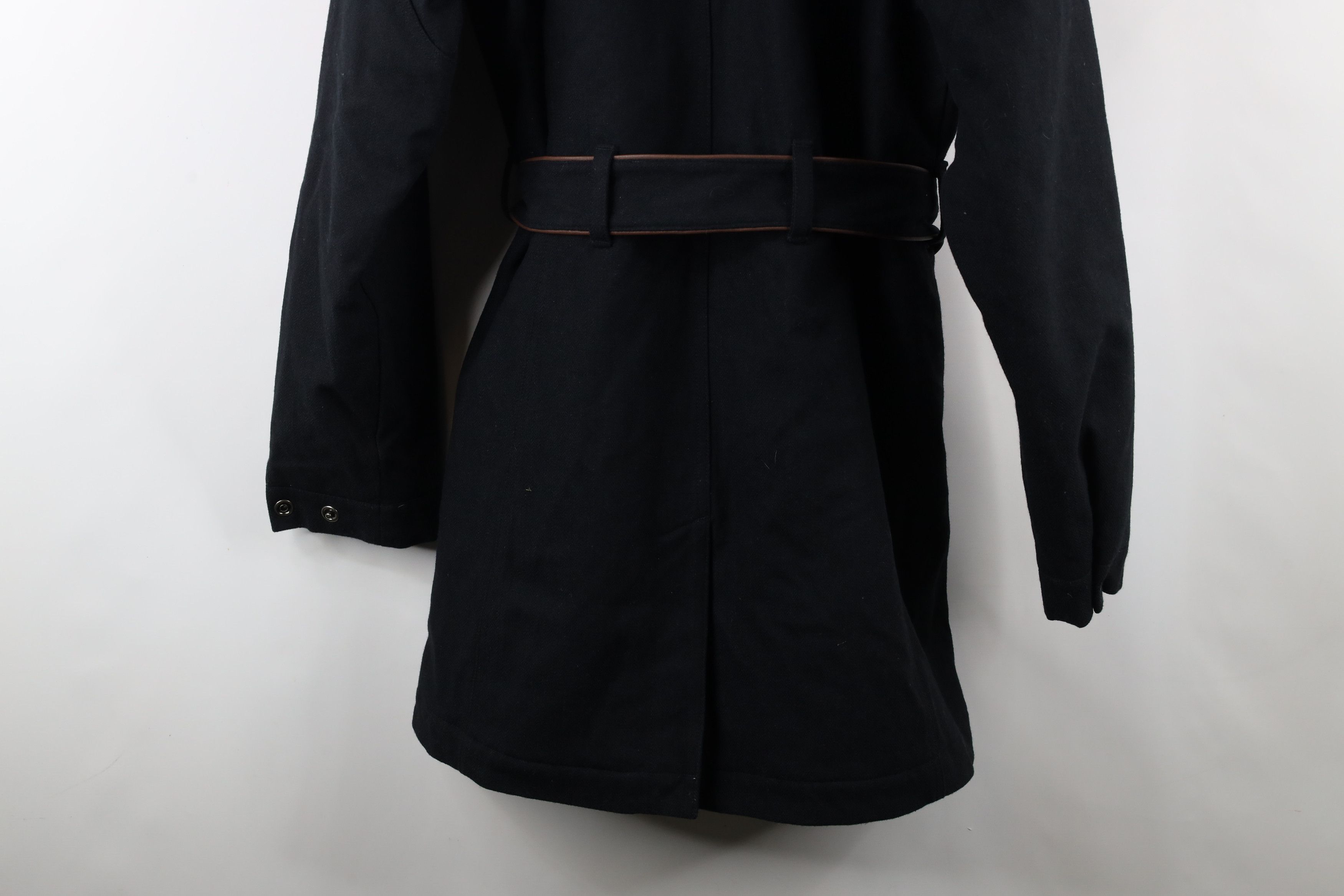 The North Face × Vintage The North Face Quilted Belted Herringbone Trench Coat Jacket Size L / US 10 / IT 46 - 14 Thumbnail