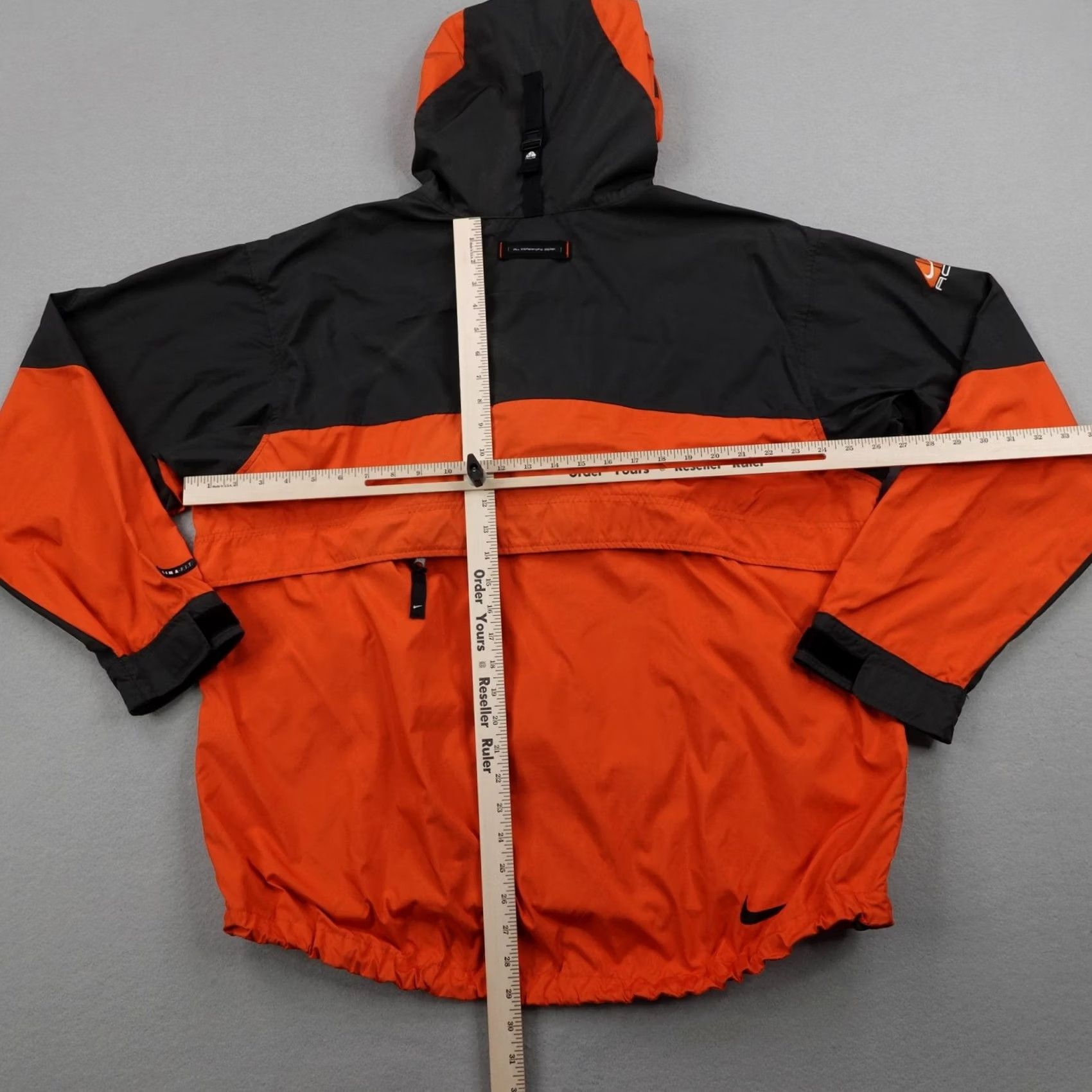 Nike VINTAGE Nike ACG Outer Layer 3 Parka Jacket Men L Orange Windproof Zip Hooded Size US L / EU 52-54 / 3 - 6 Thumbnail