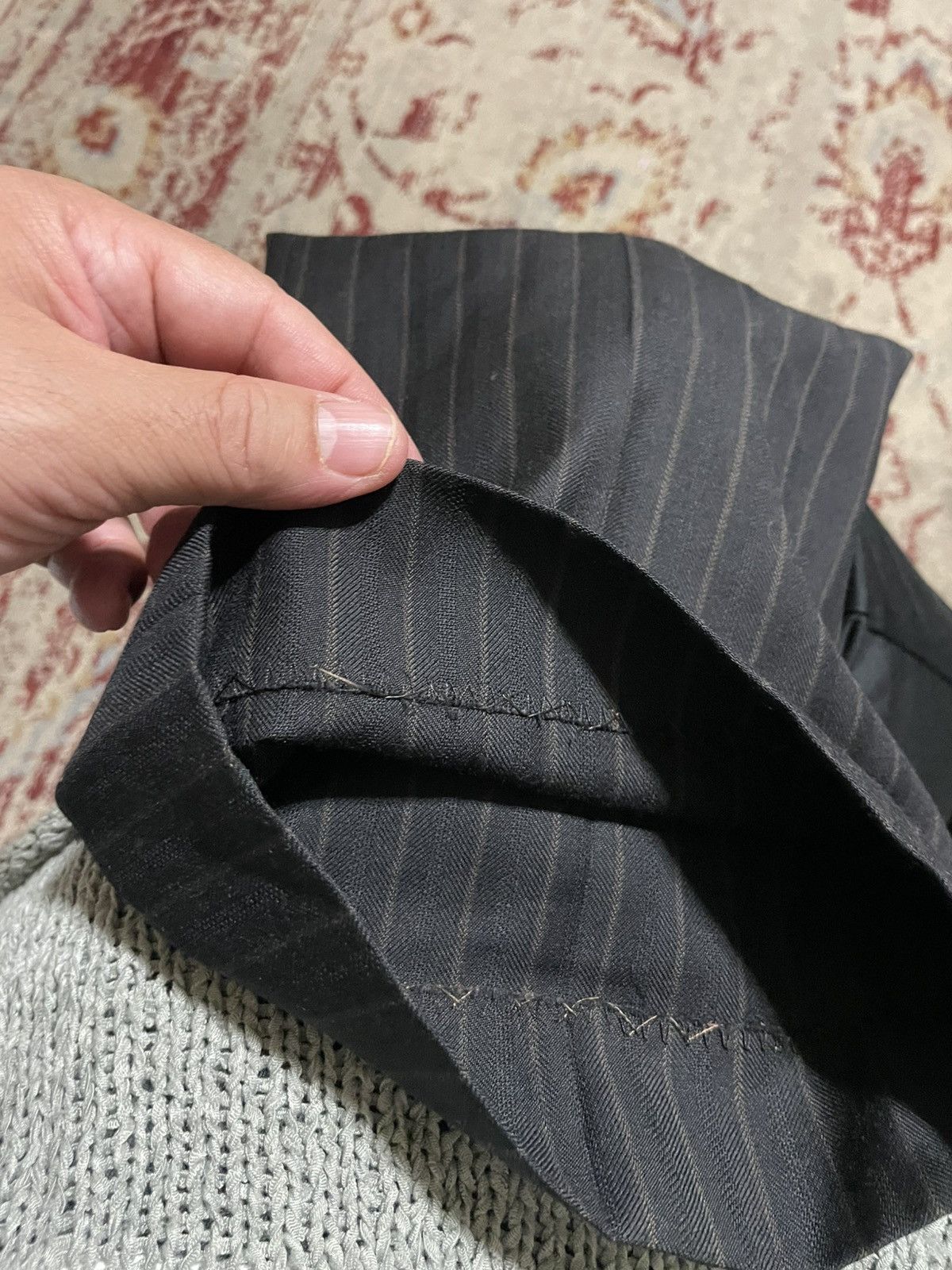 Gucci Striped wool Cropped pants Size US 32 / EU 48 - 12 Thumbnail